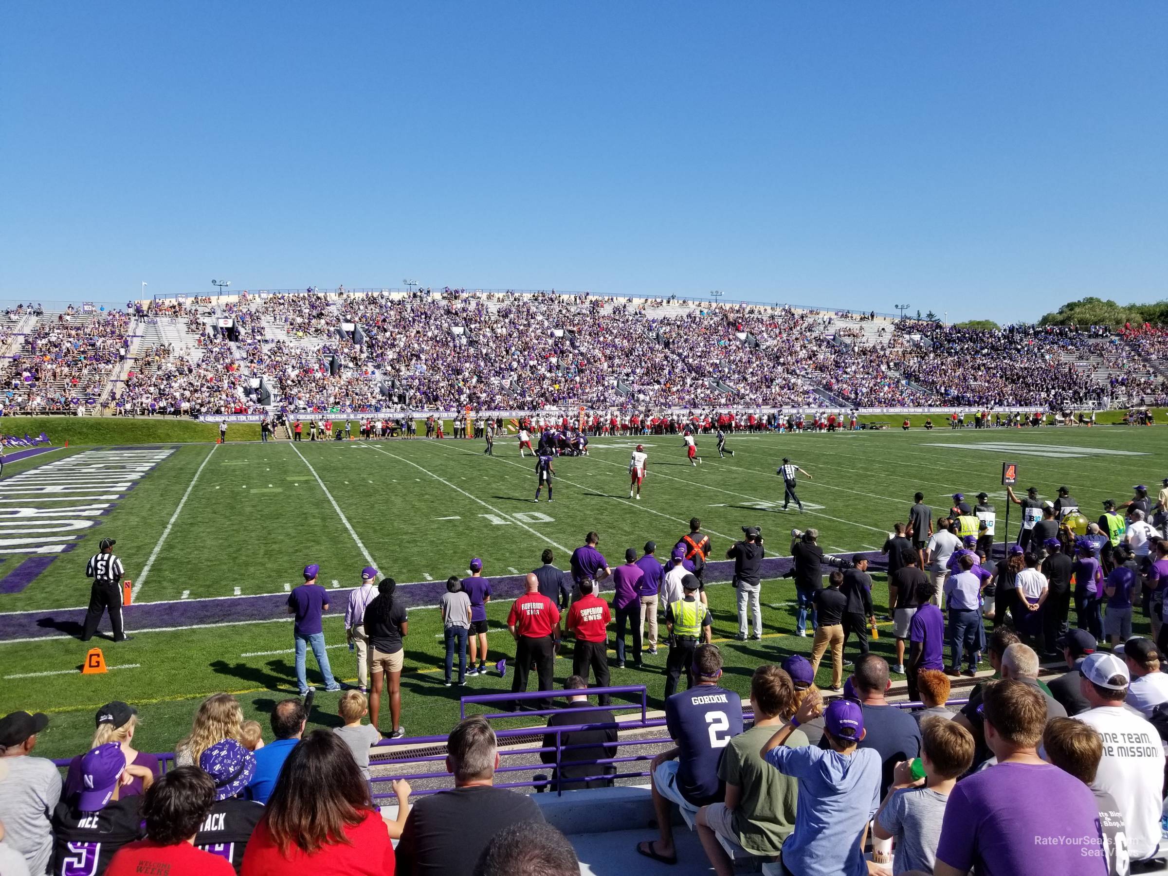 section 133, row 9 seat view  - ryan field