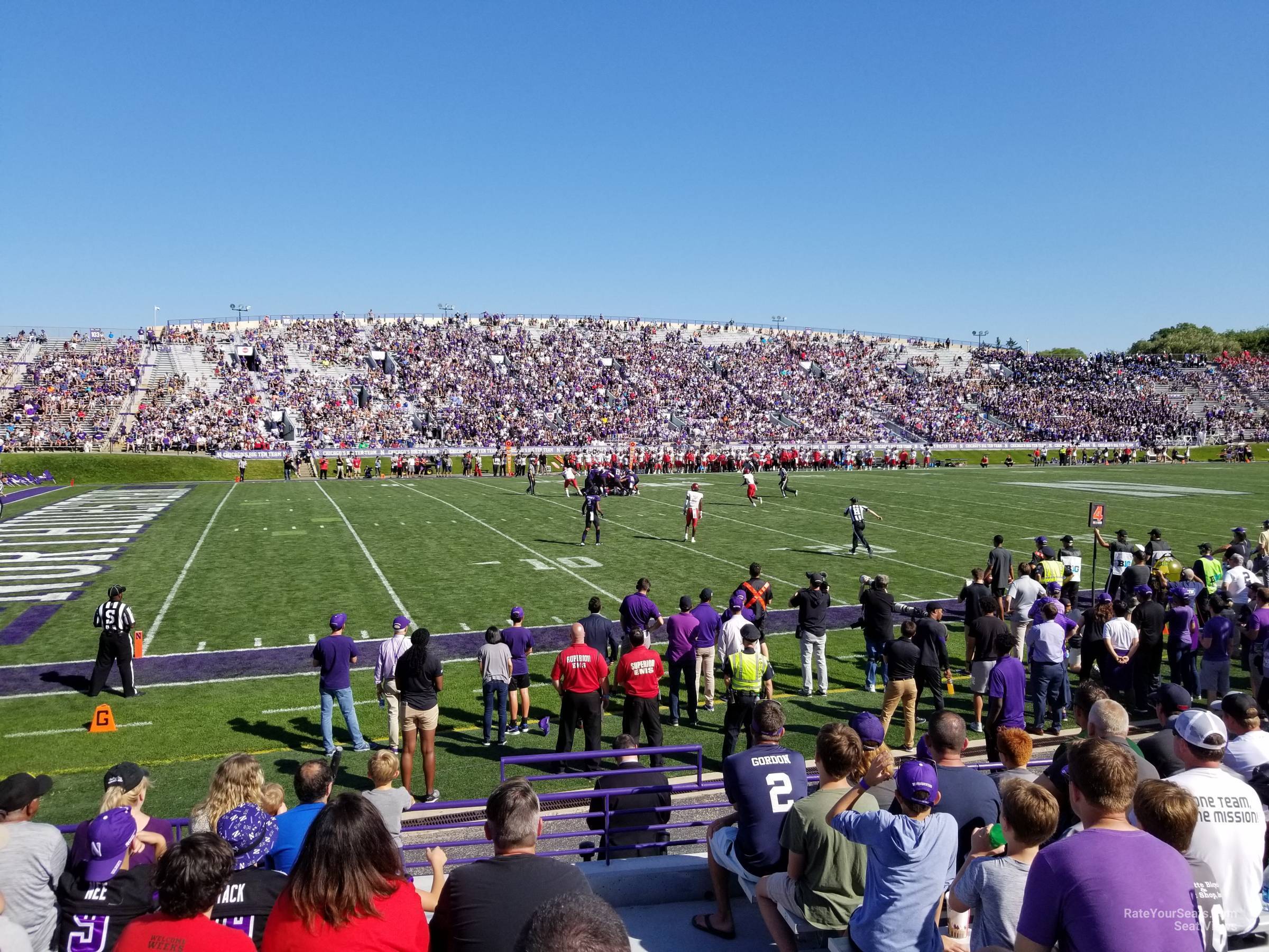 view from Section 133 