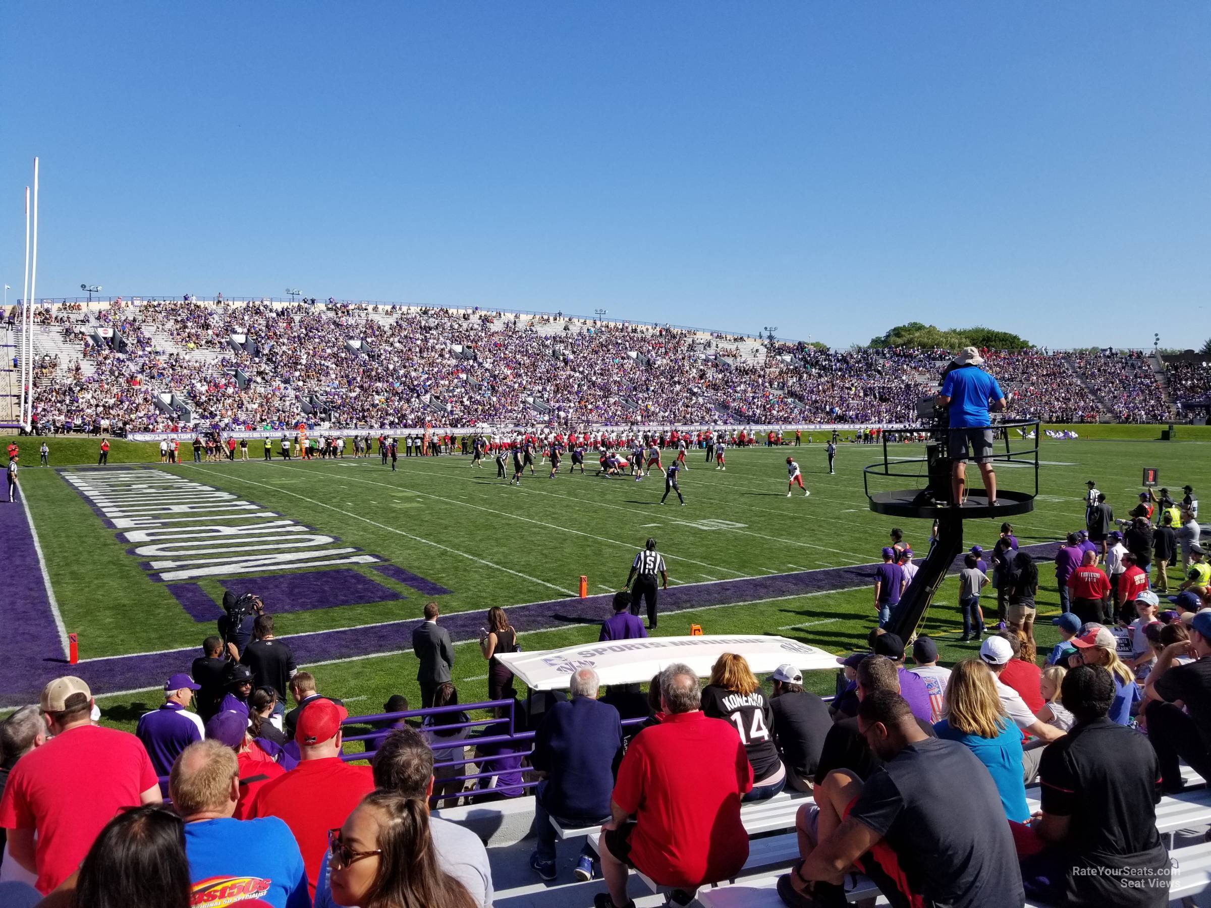 section 134, row 9 seat view  - ryan field