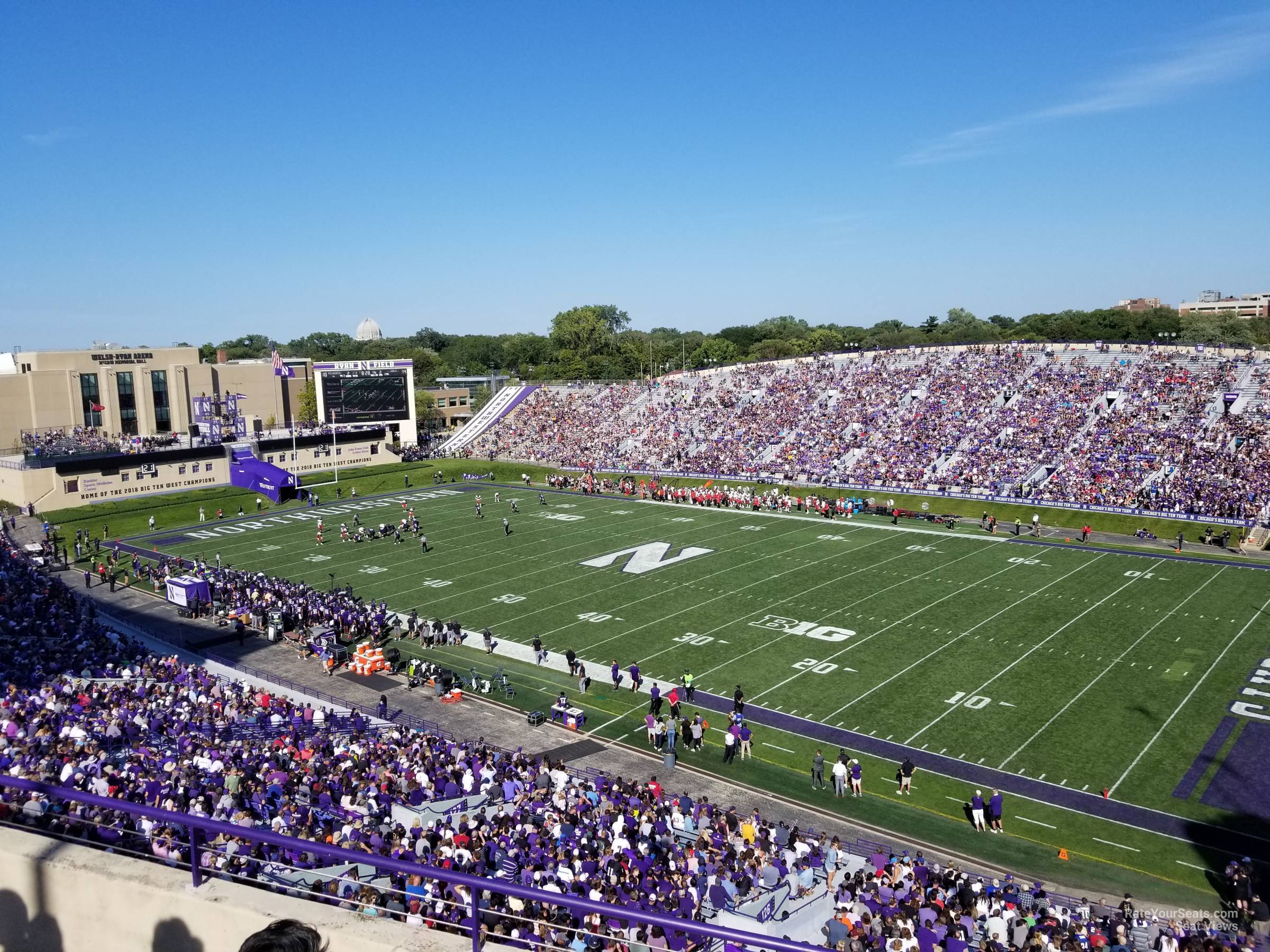 section 225, row 18 seat view  - ryan field