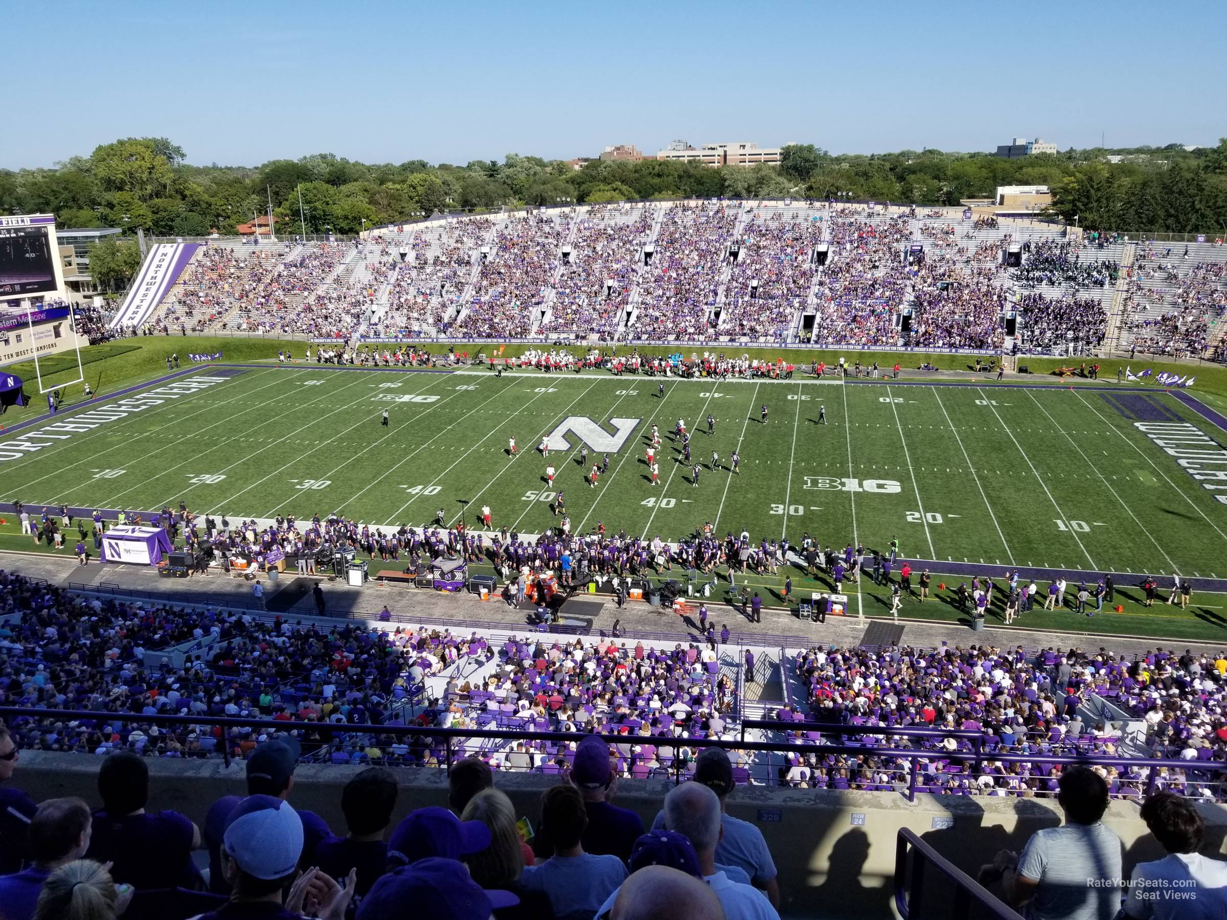 section 228, row 30 seat view  - ryan field