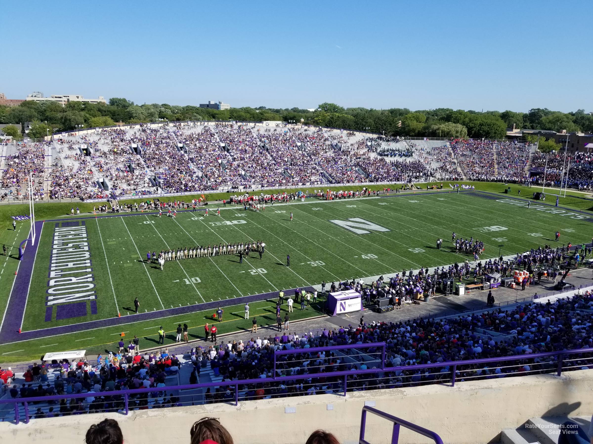 section 233, row 18 seat view  - ryan field