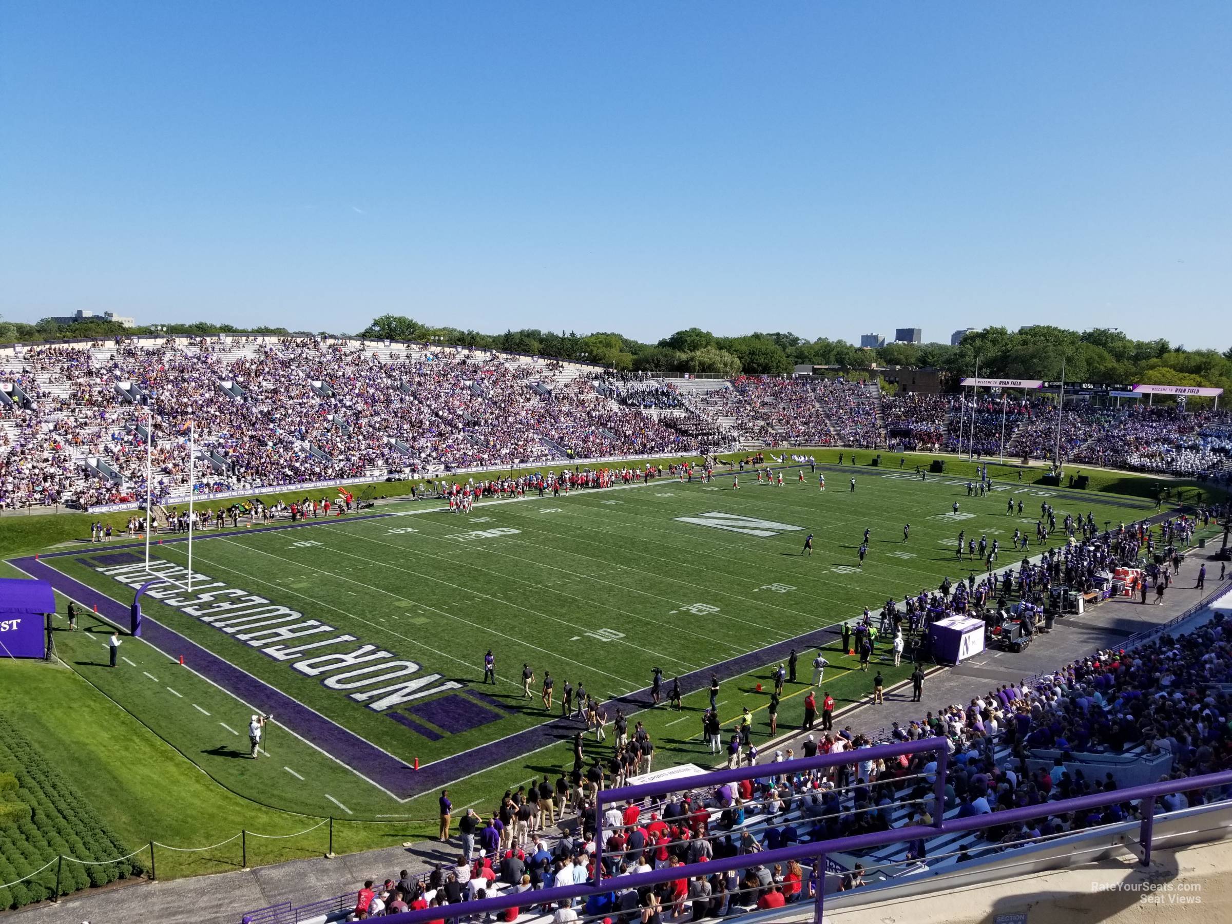 section 235, row 6 seat view  - ryan field