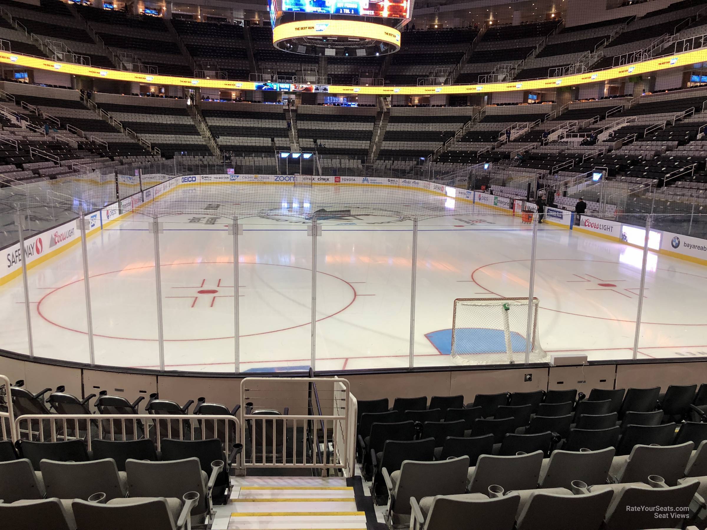 section 109, row 10 seat view  for hockey - sap center