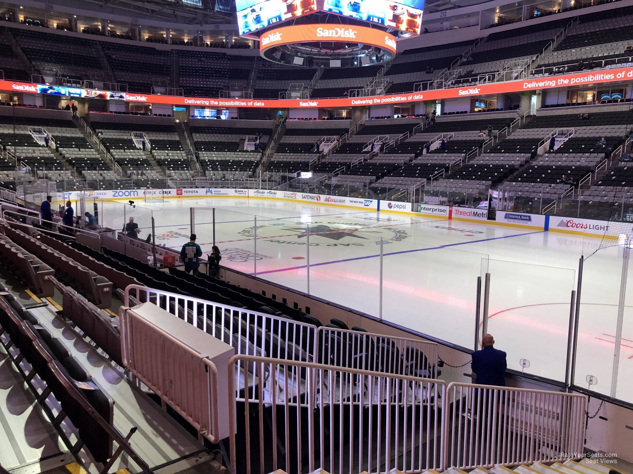 section 101 row 24 sap center sharks 3d section 101 row 24 sap center sharks 3d