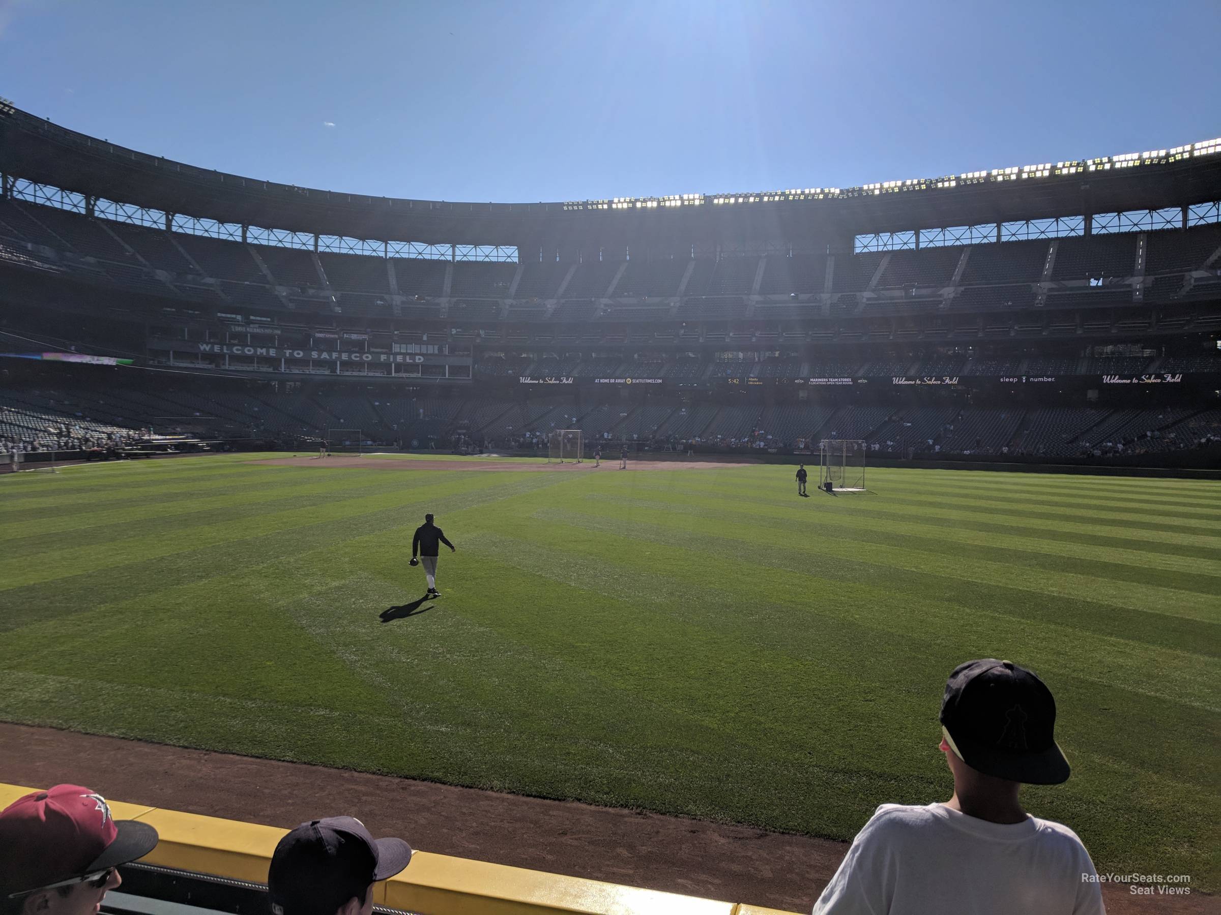 section 106, row 25 seat view for baseball - t-mobile park