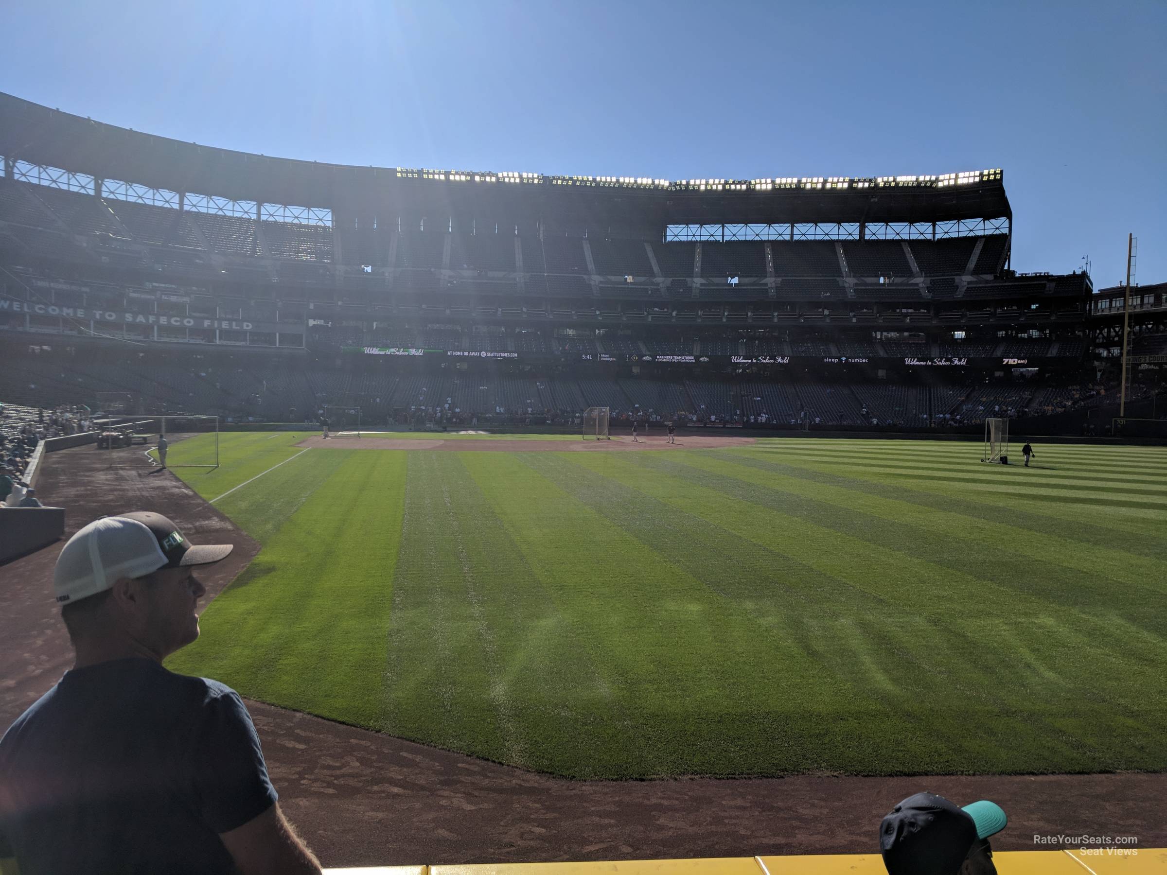 section 109, row 25 seat view  for baseball - t-mobile park