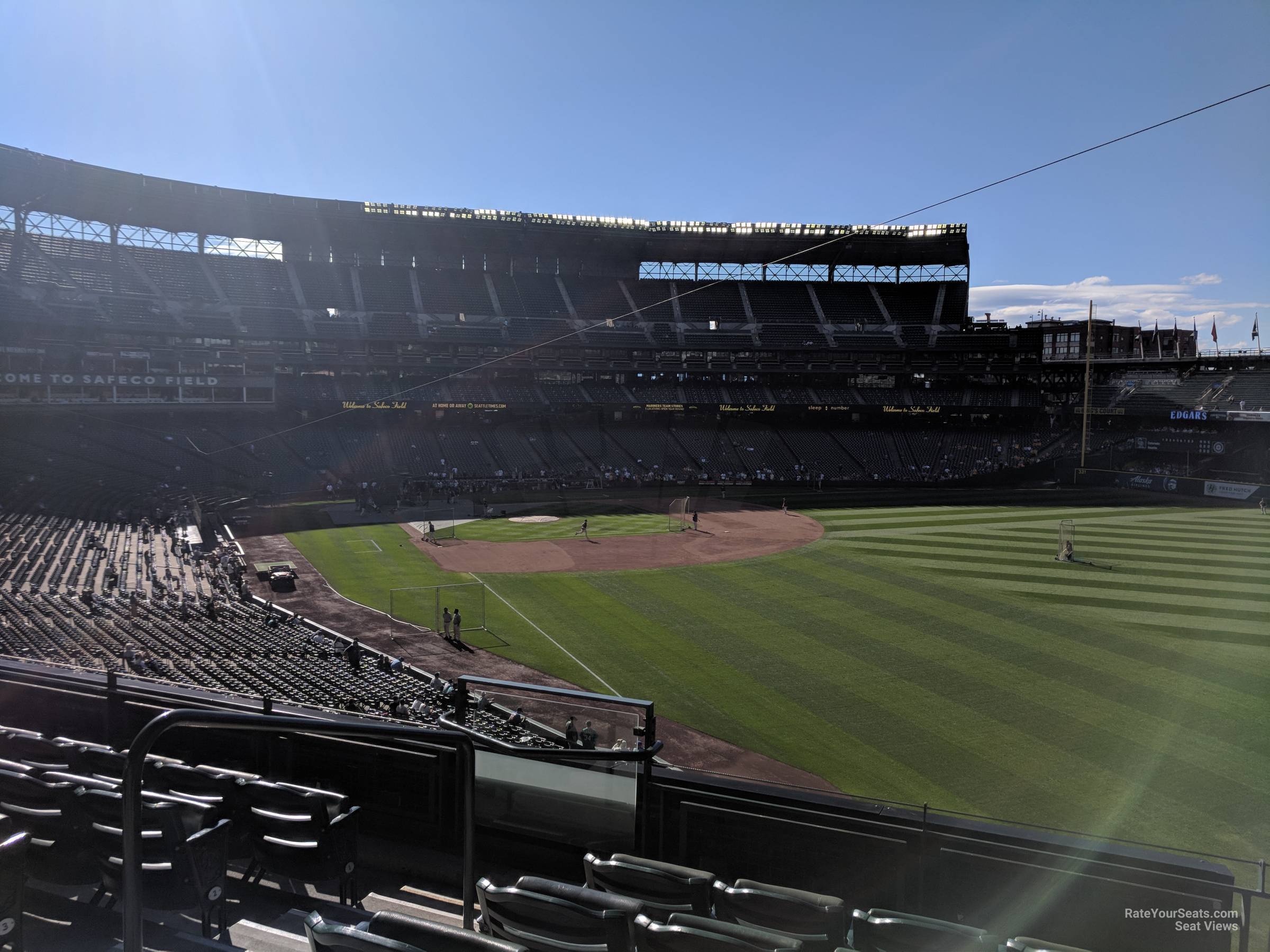 section 211, row 6 seat view  for baseball - t-mobile park