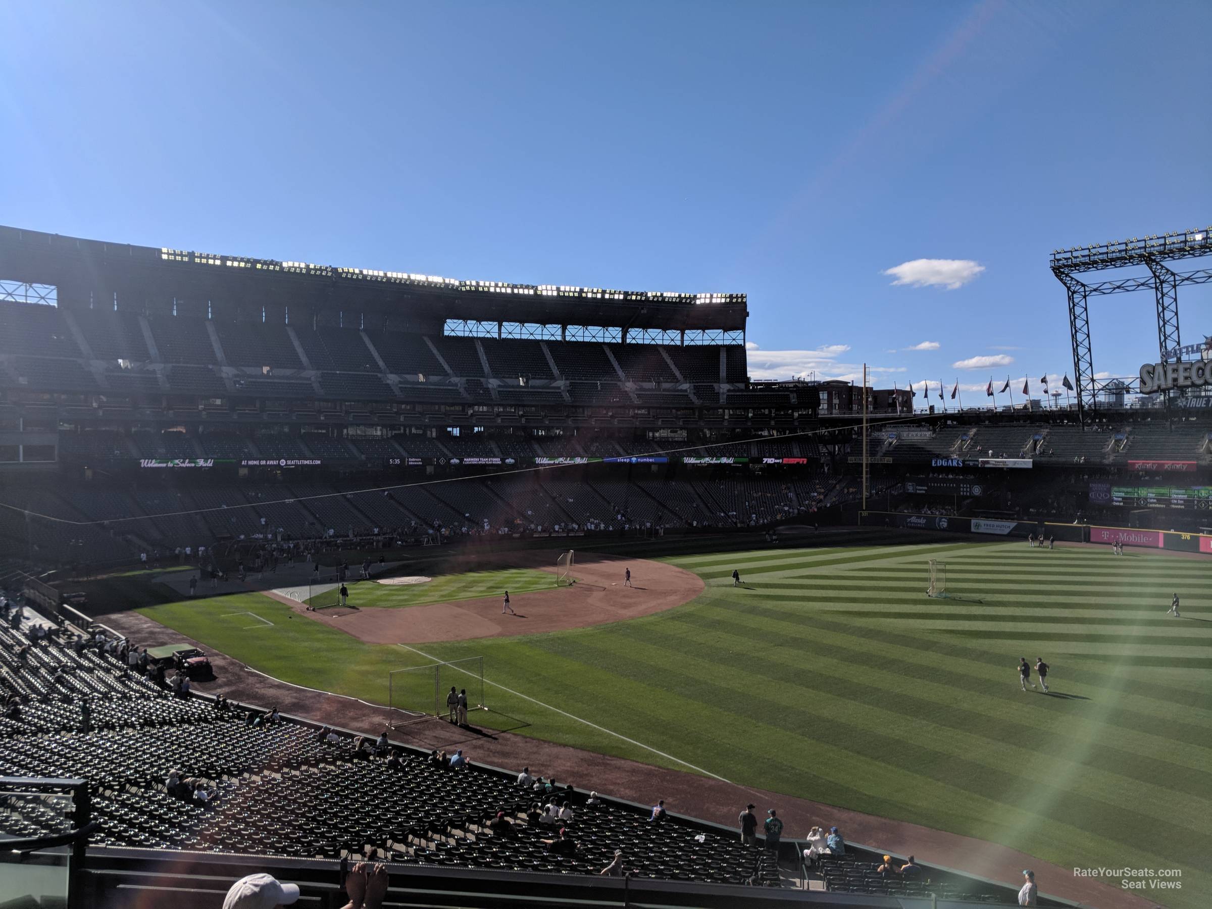 section 213, row 6 seat view  for baseball - t-mobile park