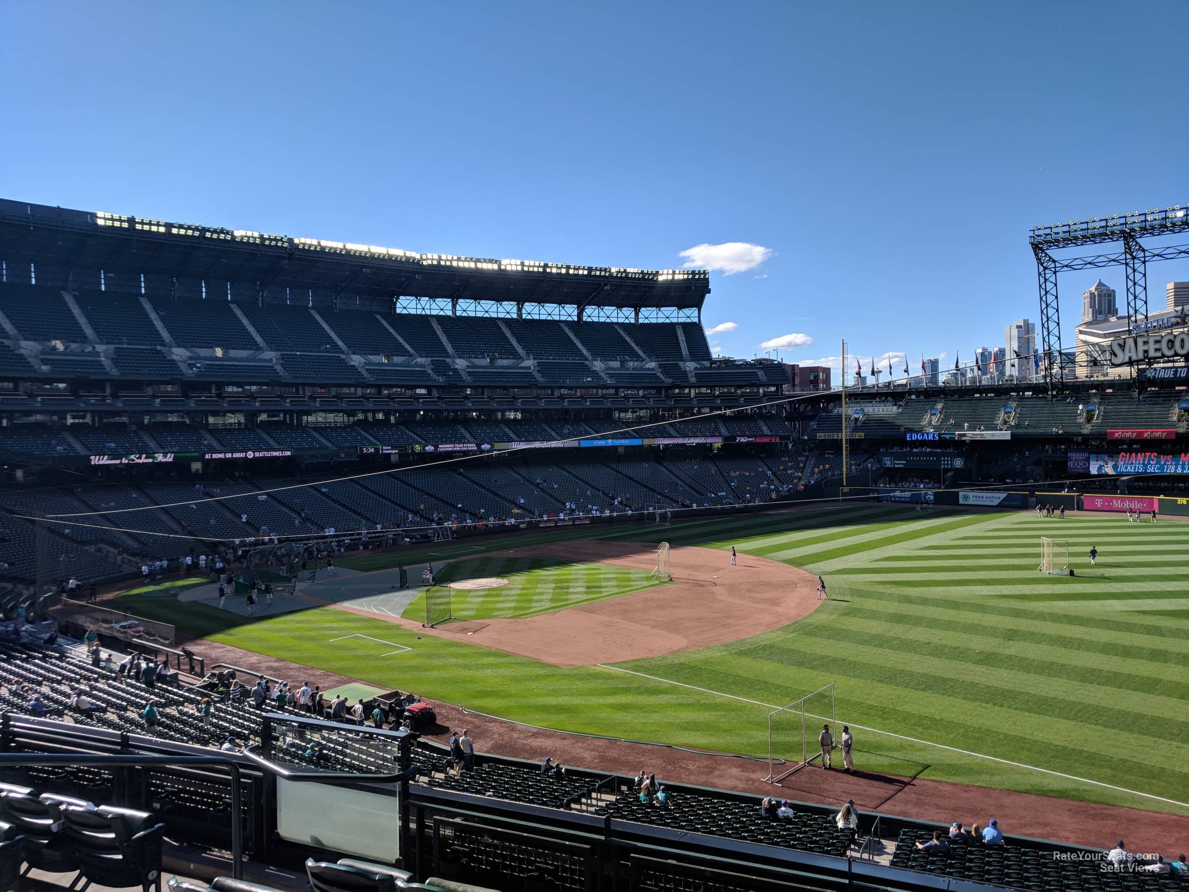 section 216, row 6 seat view  for baseball - t-mobile park