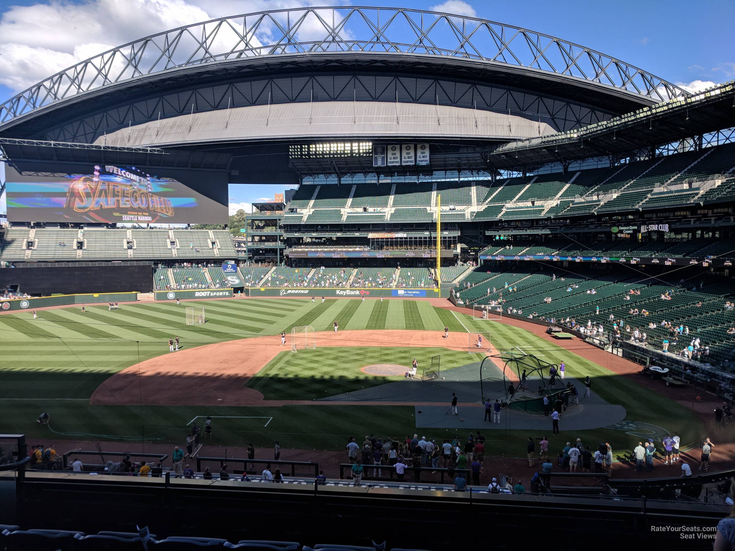 section 236, row 6 seat view  for baseball - t-mobile park