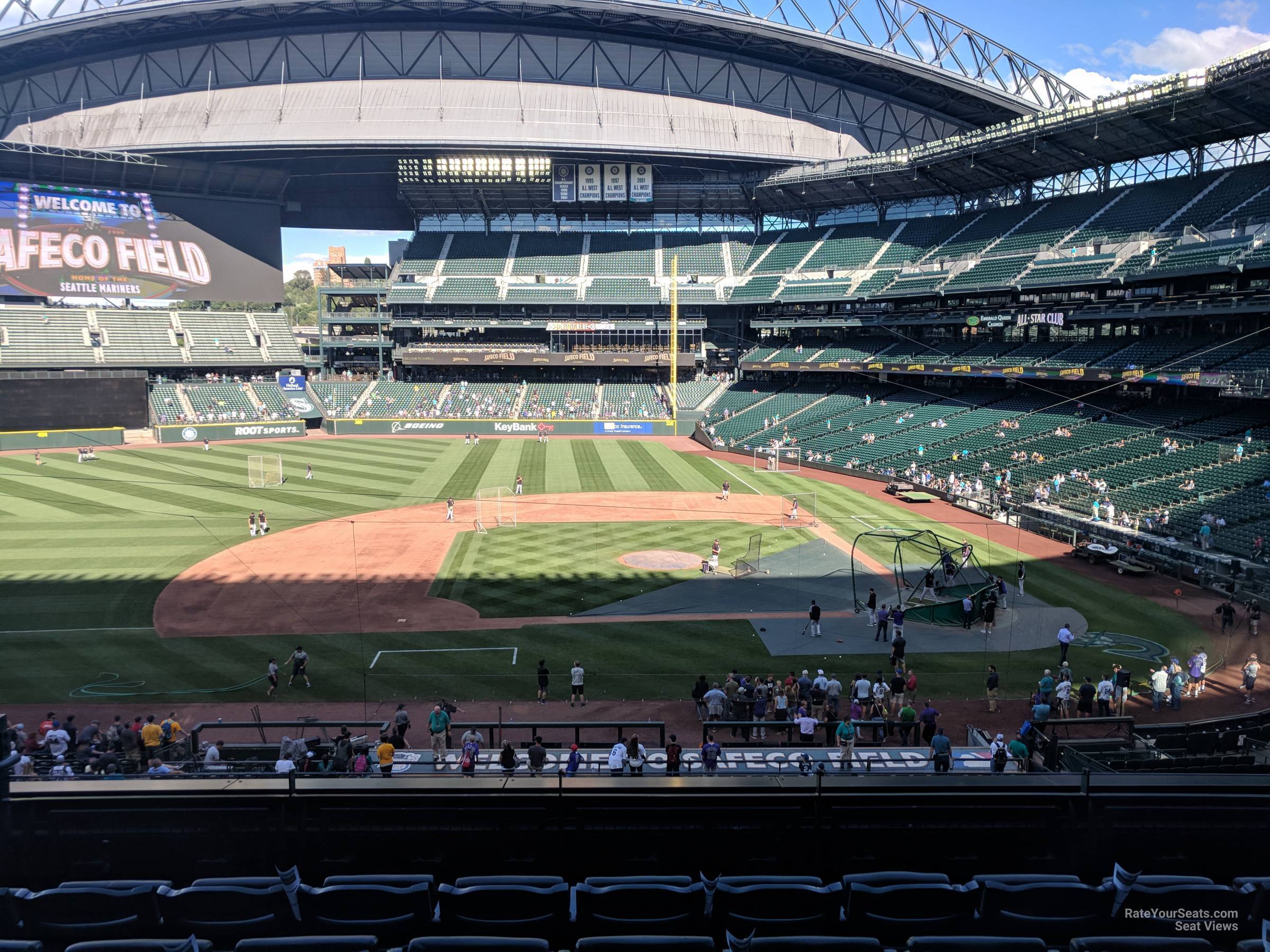 section 237, row 6 seat view  for baseball - t-mobile park