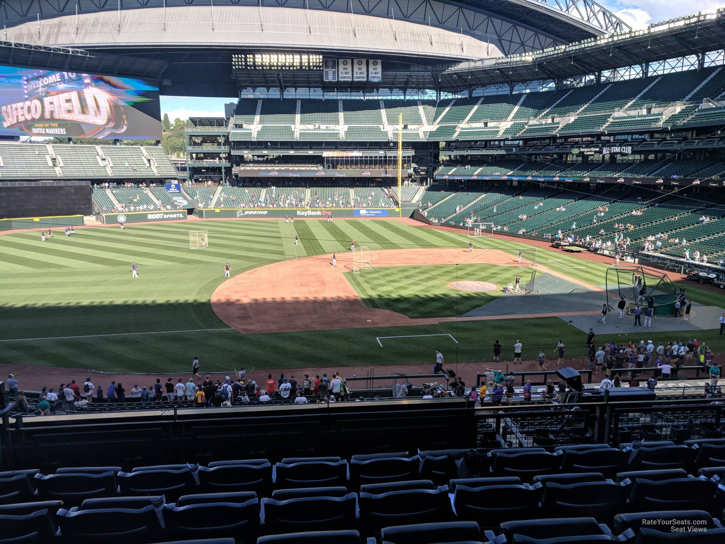section 239, row 6 seat view for baseball - t-mobile park