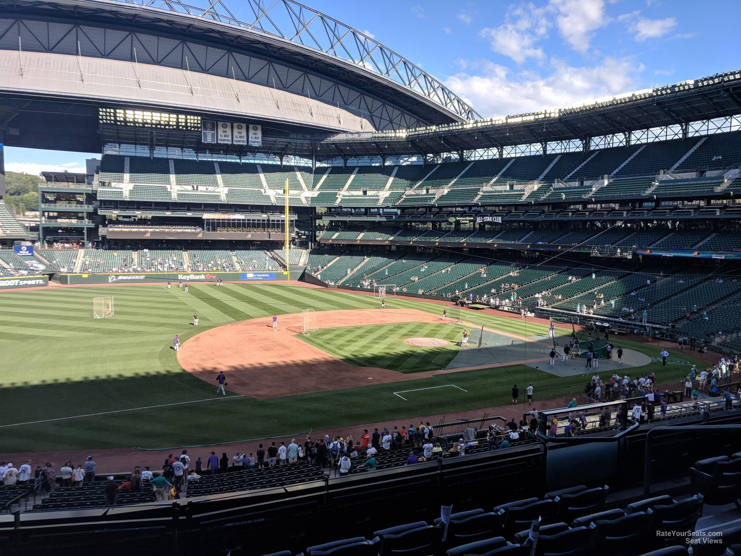 section 241, row 6 seat view  for baseball - t-mobile park