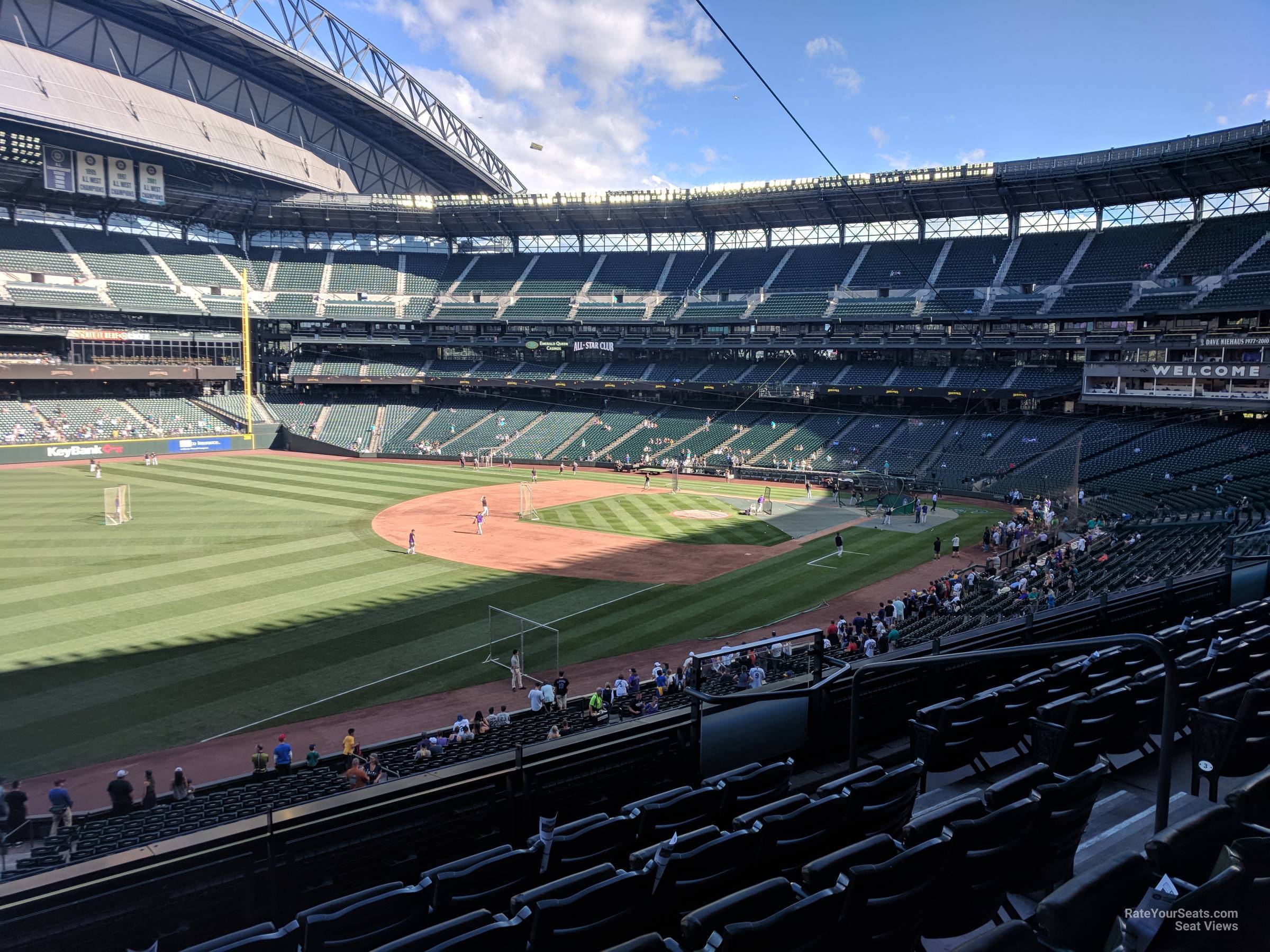 section 246, row 6 seat view  for baseball - t-mobile park