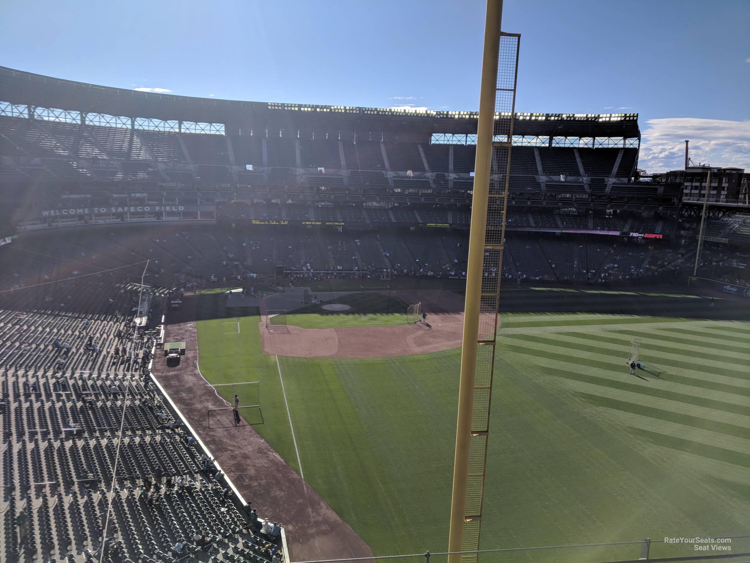 section 310, row 4 seat view  for baseball - t-mobile park