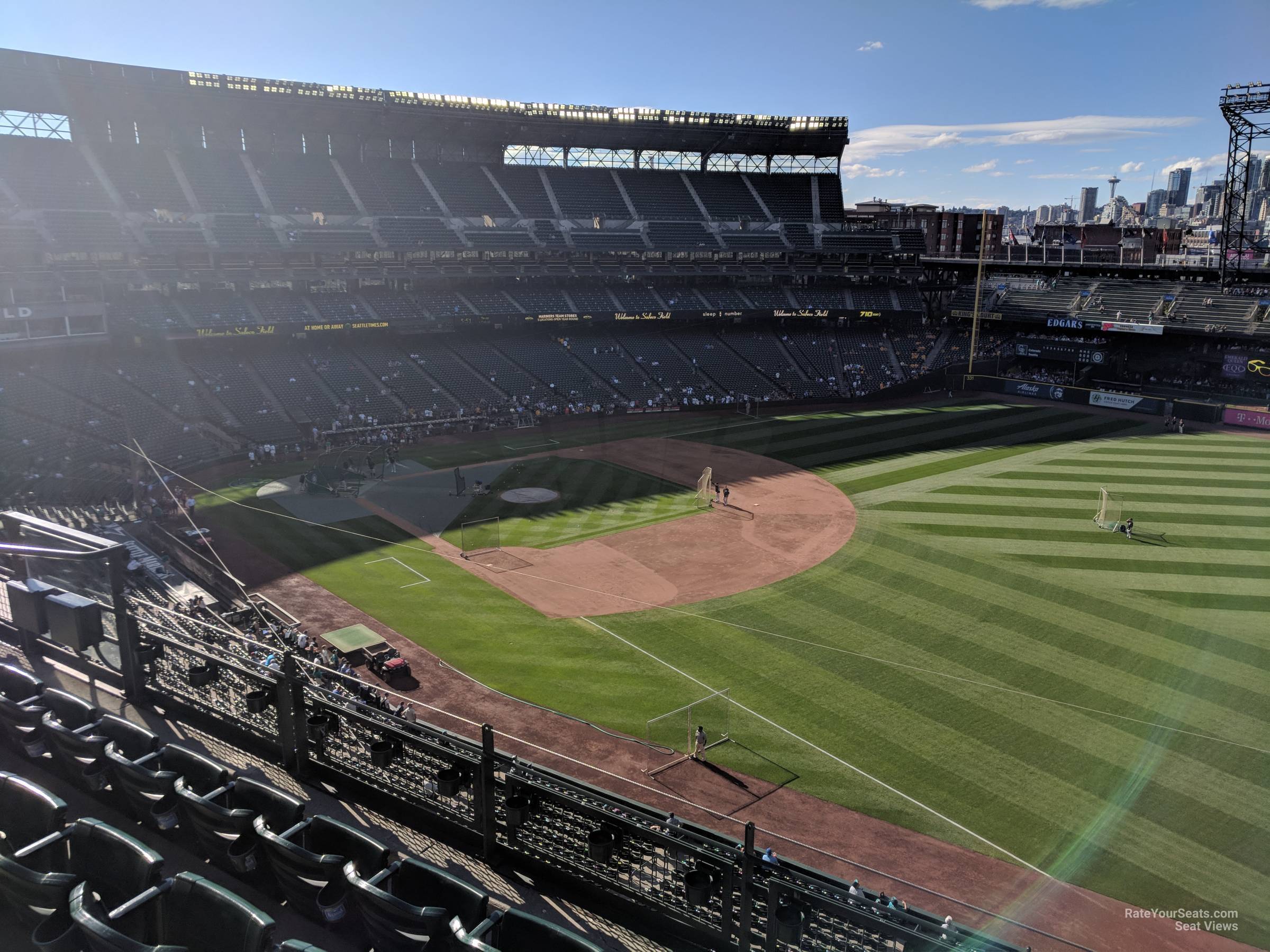 section 315, row 4 seat view for baseball - t-mobile park