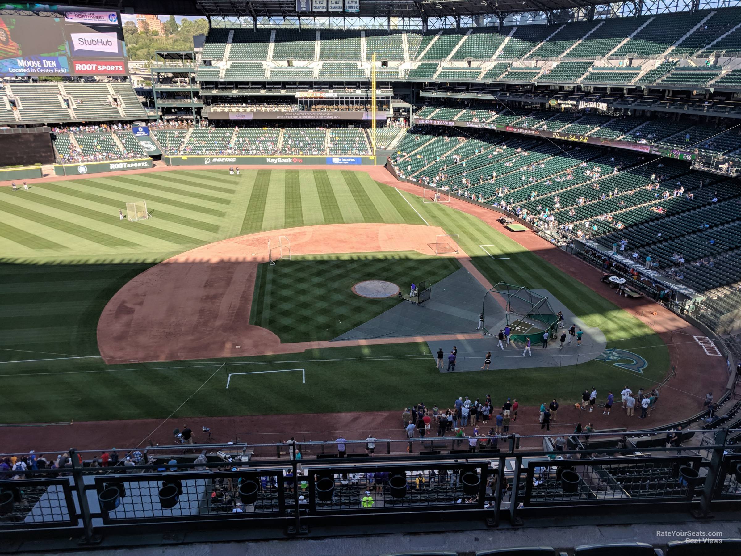section 337, row 4 seat view for baseball - t-mobile park