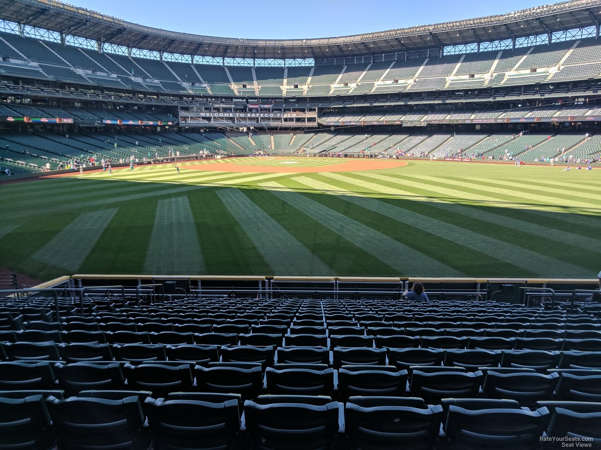 section 102, row 38 seat view  for baseball - t-mobile park