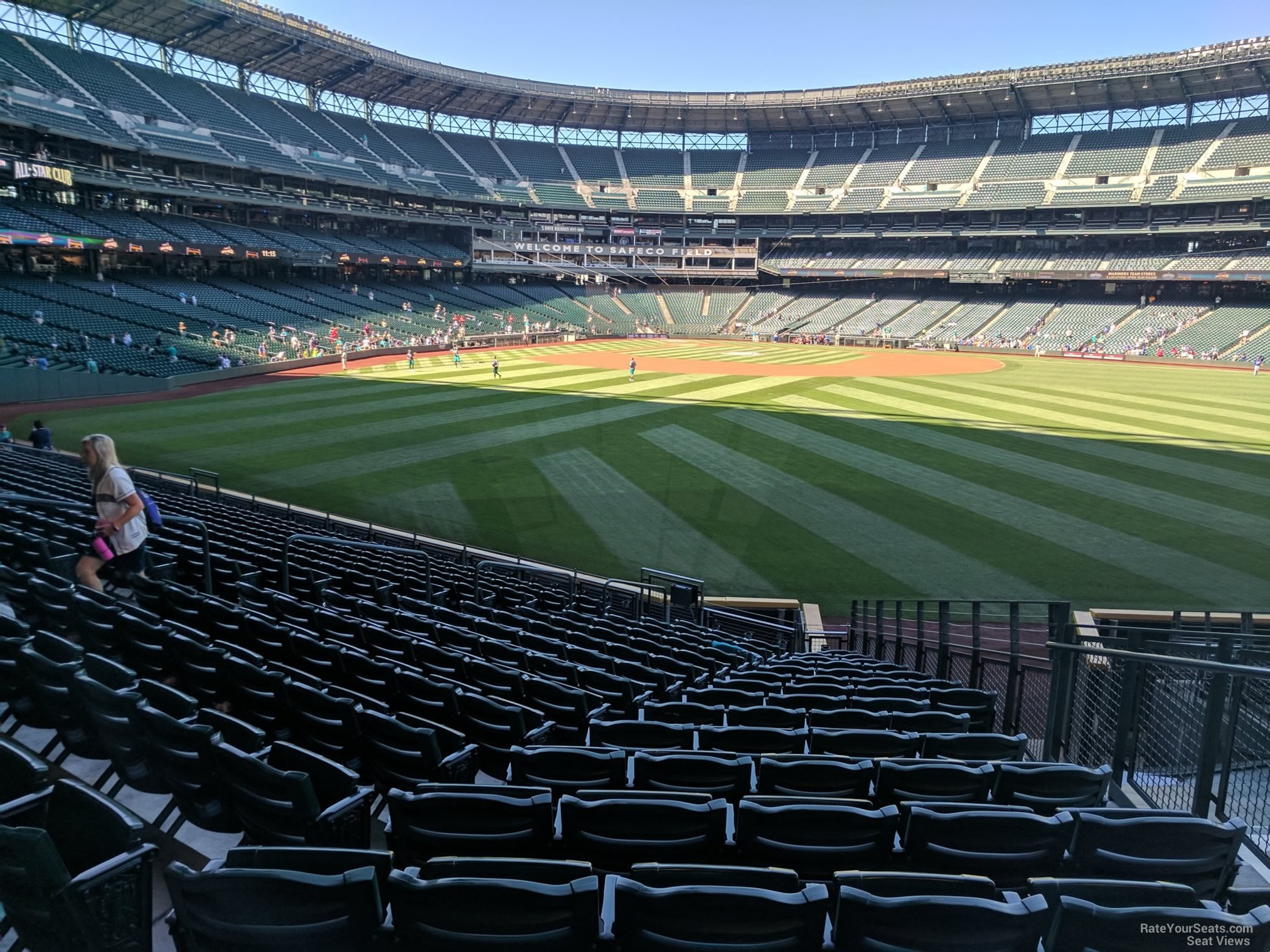 section 103, row 38 seat view  for baseball - t-mobile park