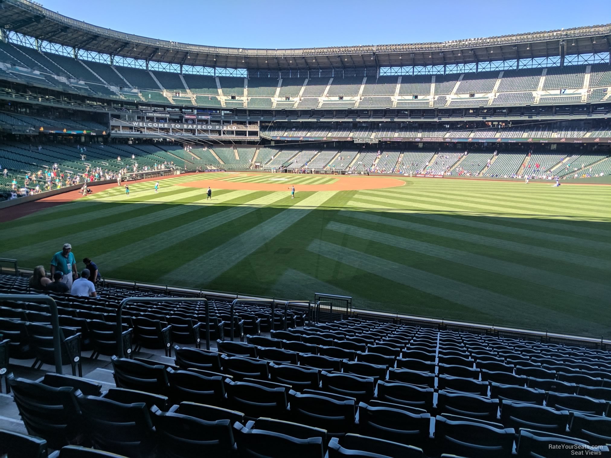 section 104, row 38 seat view  for baseball - t-mobile park