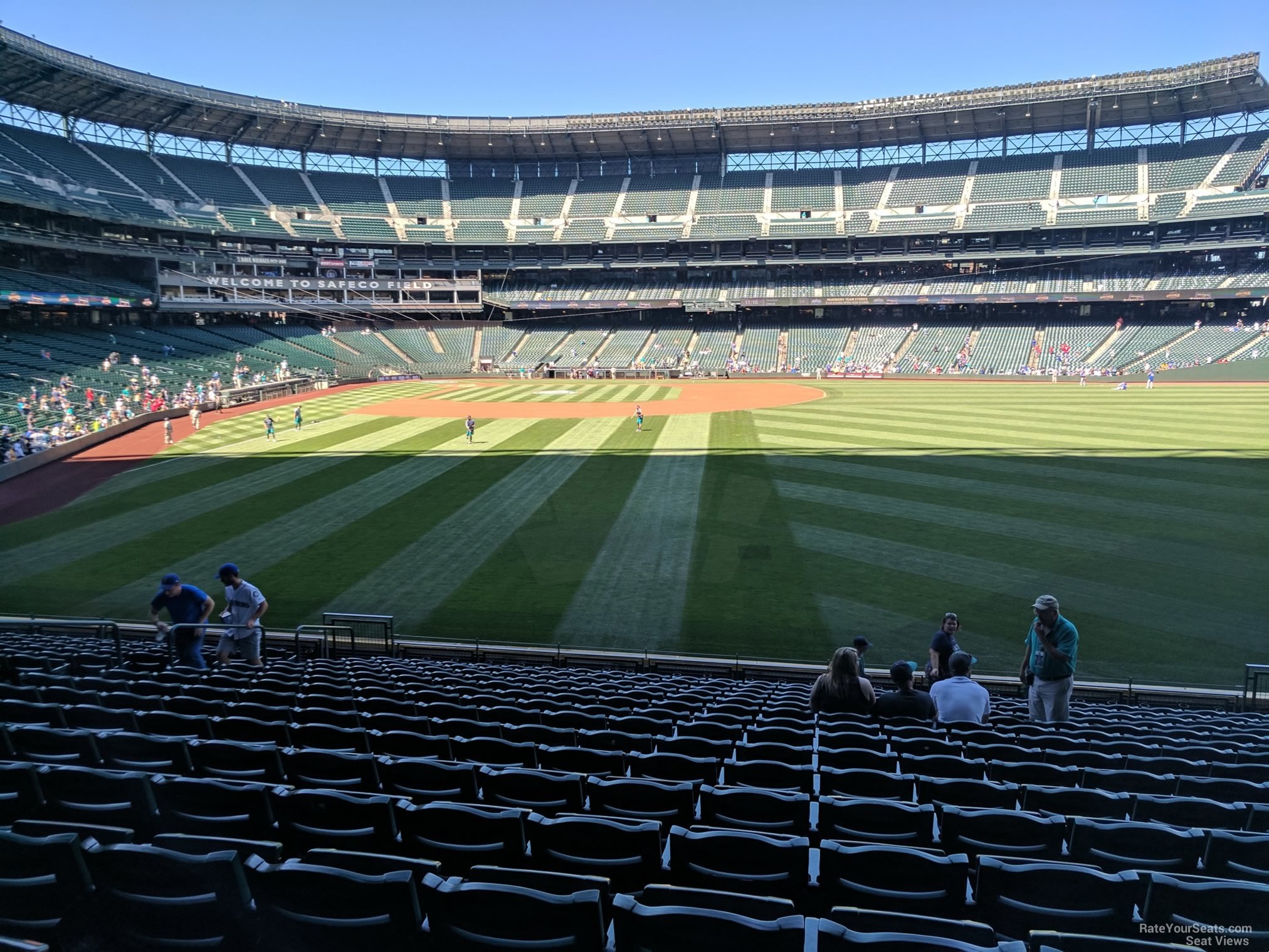 section 105, row 38 seat view  for baseball - t-mobile park