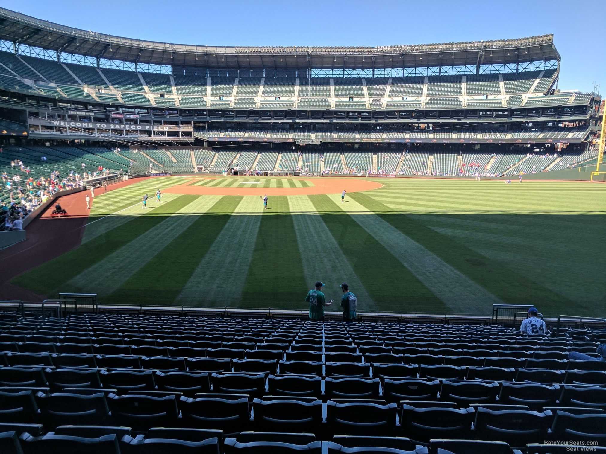 section 106, row 38 seat view  for baseball - t-mobile park