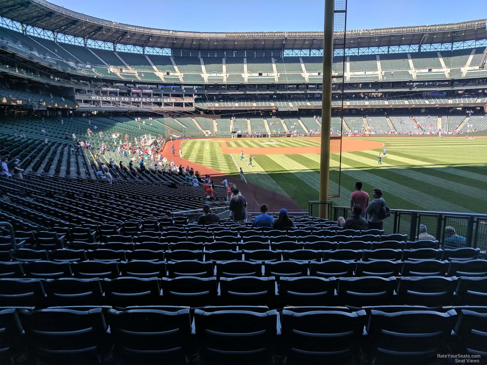 section 108, row 38 seat view  for baseball - t-mobile park