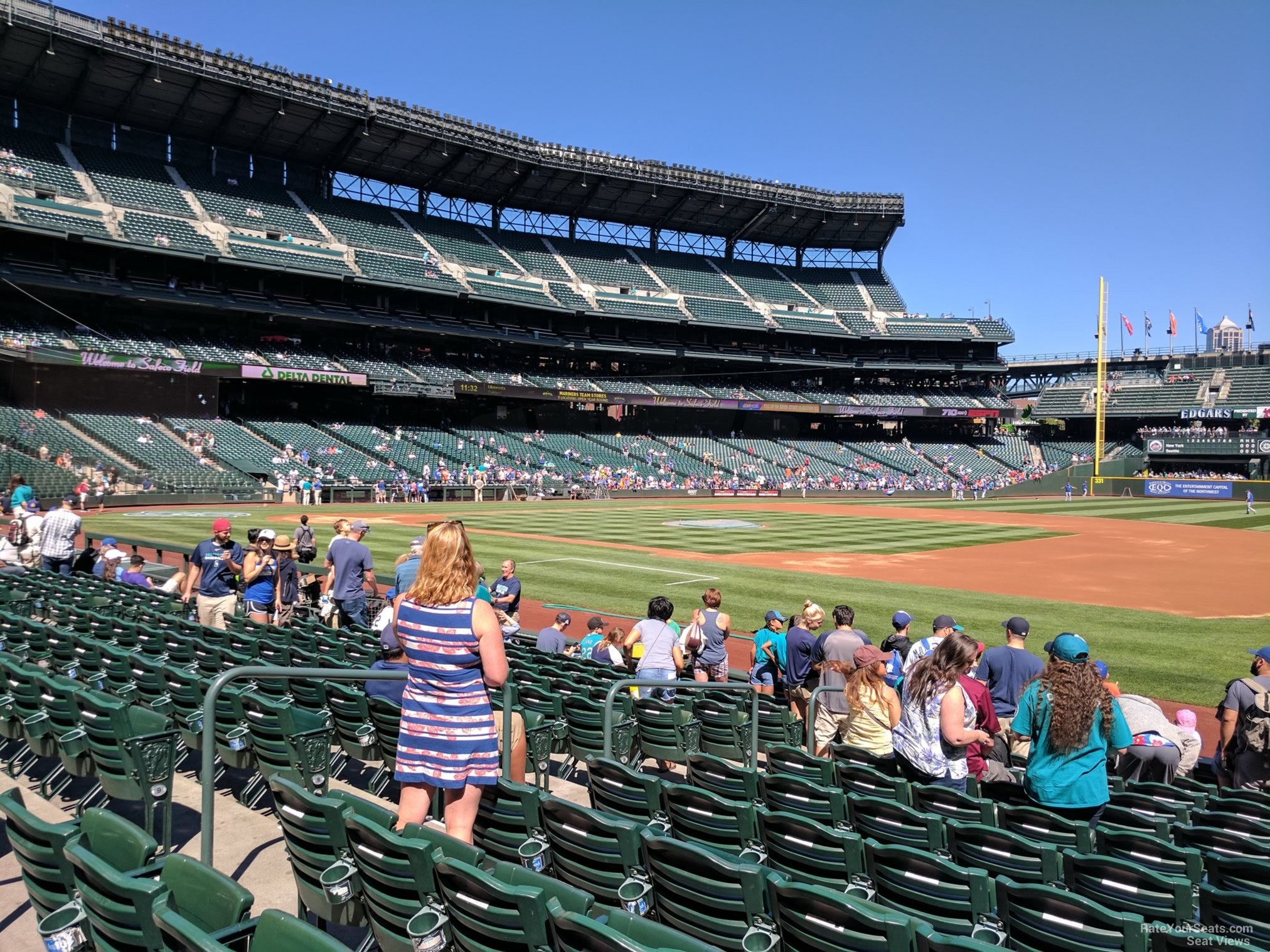 section 119 at t mobile park seattle mariners wrigley field seat number chart