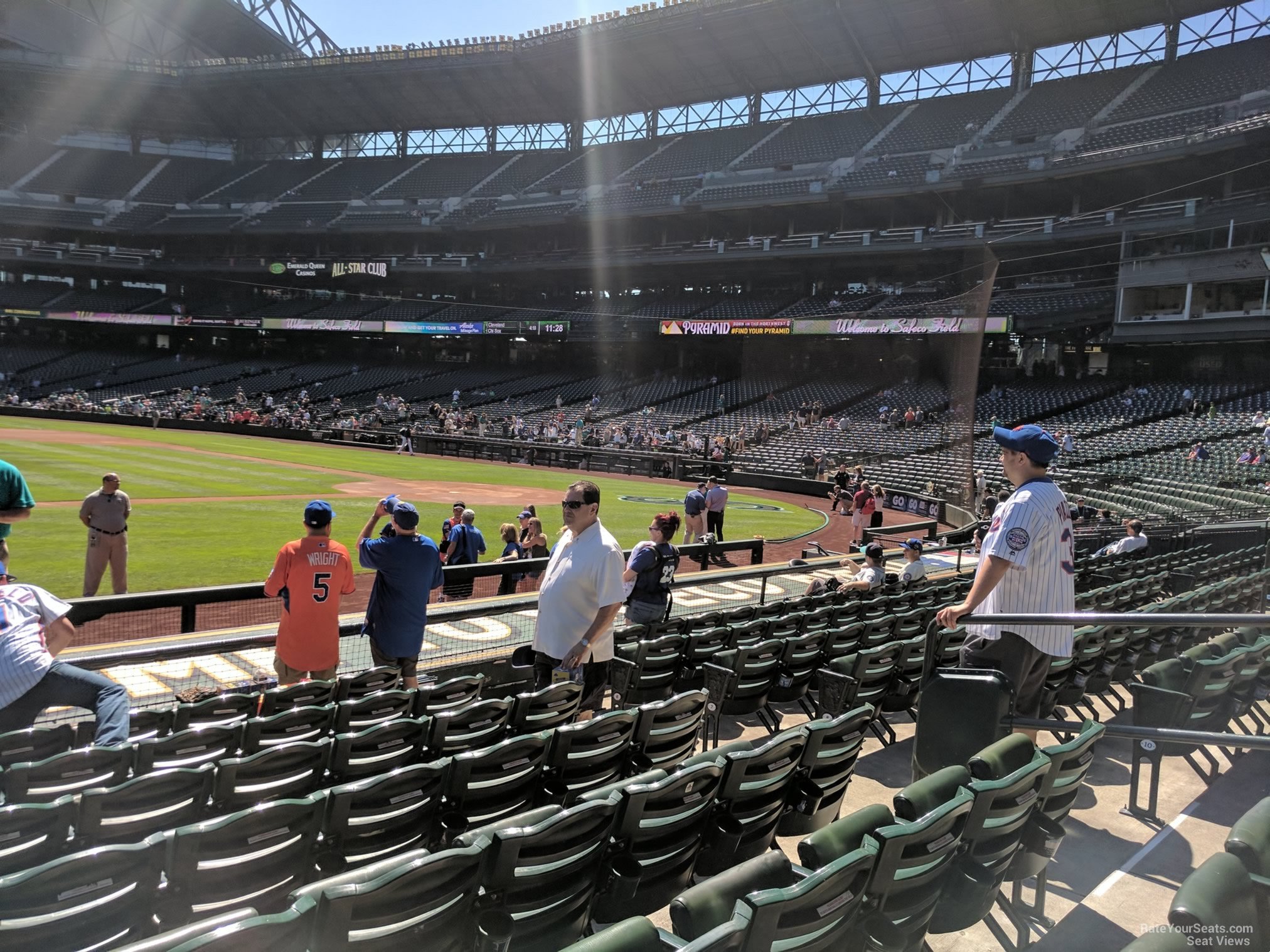 section 138, row 12 seat view  for baseball - t-mobile park