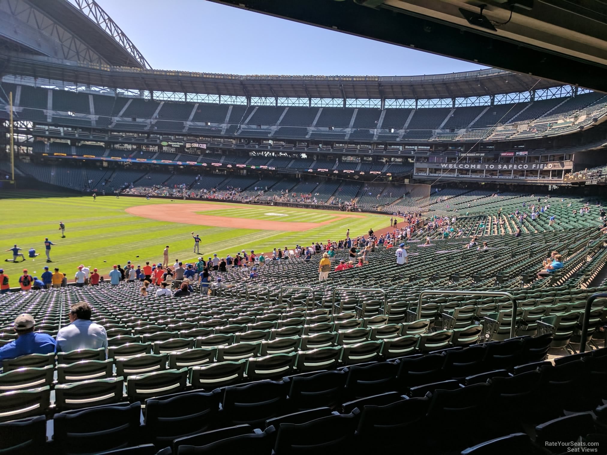 section 147, row 38 seat view  for baseball - t-mobile park