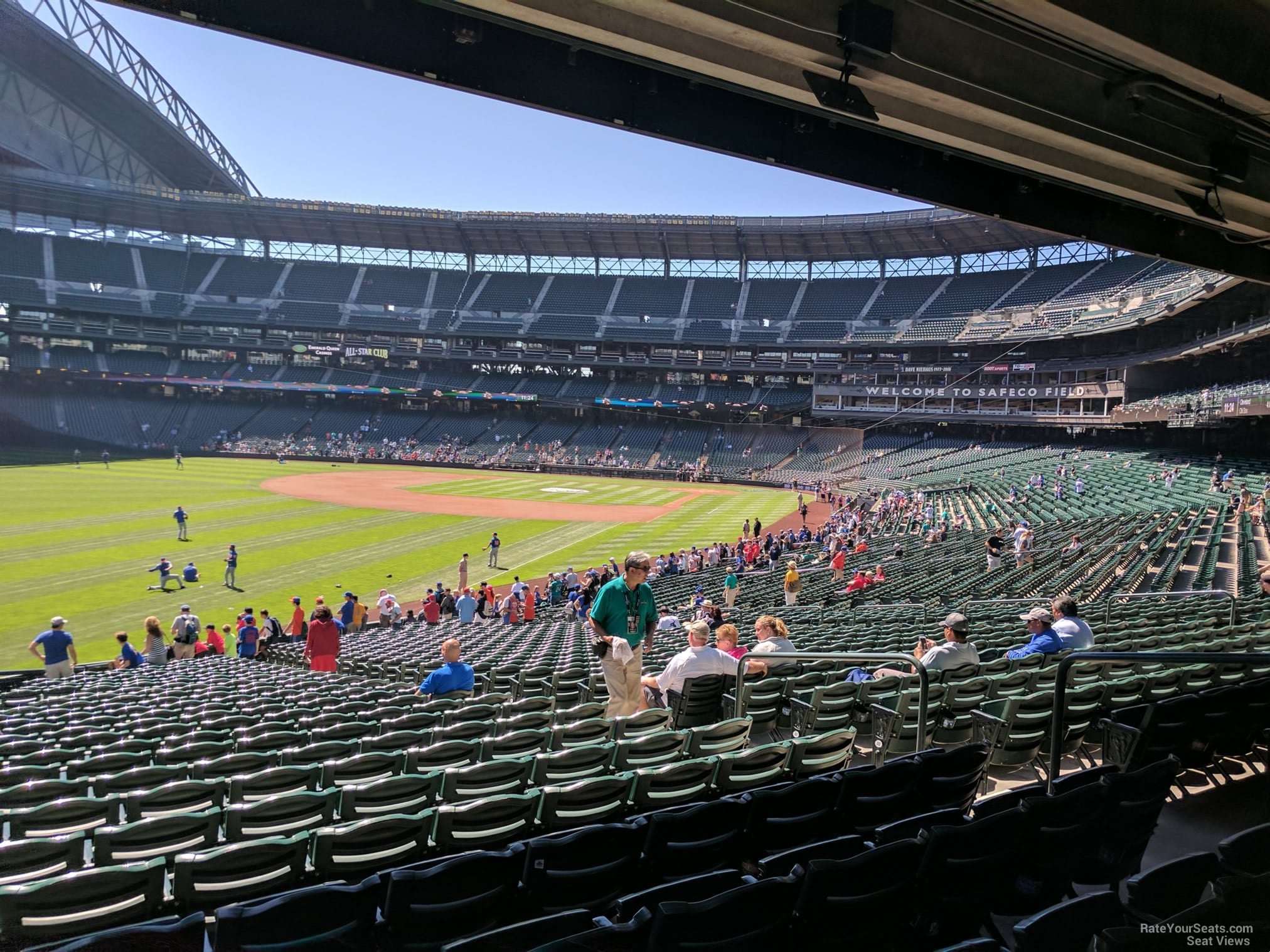 section 148, row 38 seat view  for baseball - t-mobile park