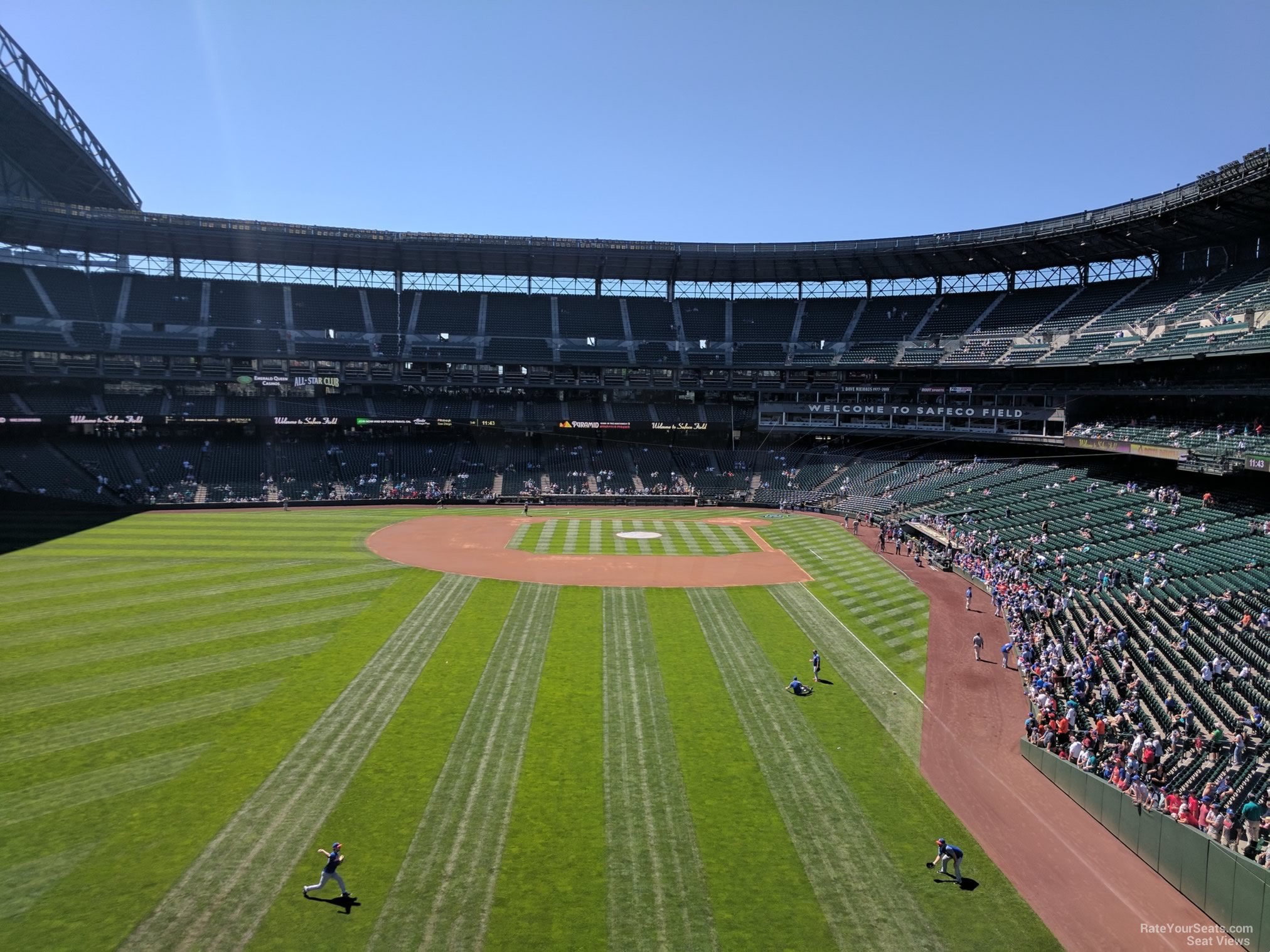 section 183, row 8 seat view  for baseball - t-mobile park