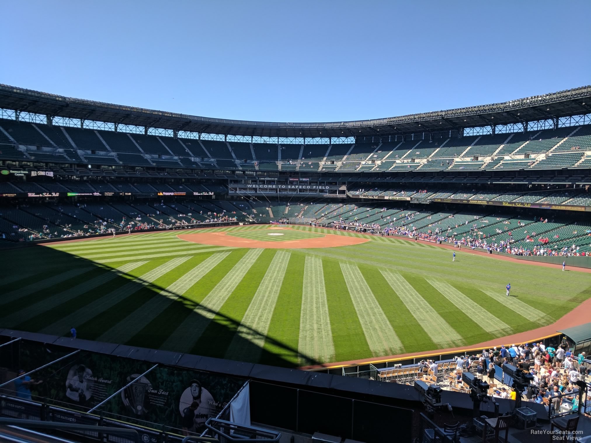 section 190, row 8 seat view  for baseball - t-mobile park