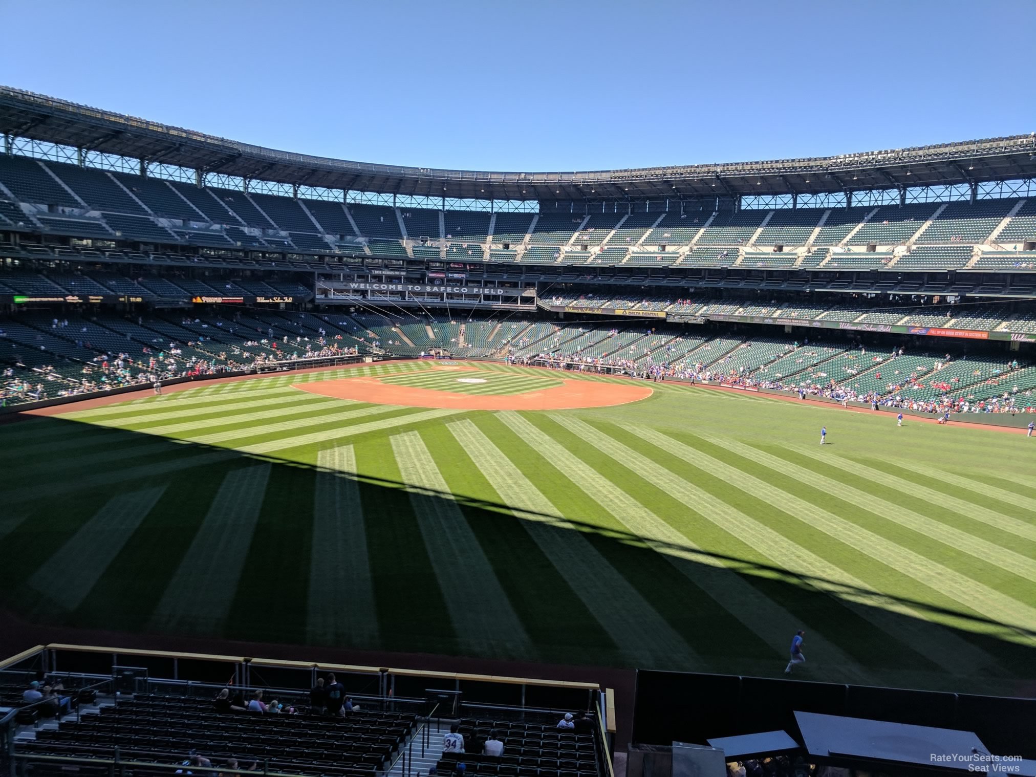 section 193, row 8 seat view  for baseball - t-mobile park