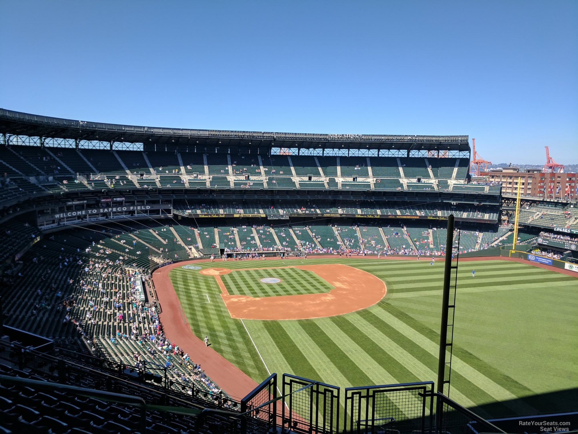 section 311, row 15 seat view  for baseball - t-mobile park