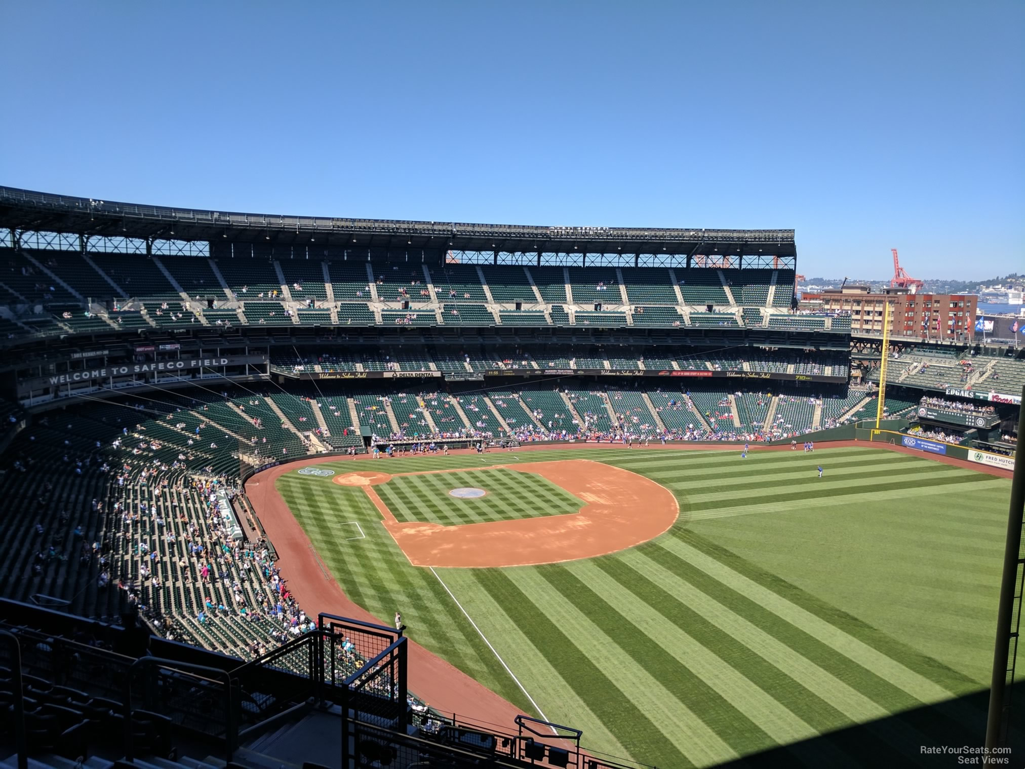 section 312, row 15 seat view  for baseball - t-mobile park
