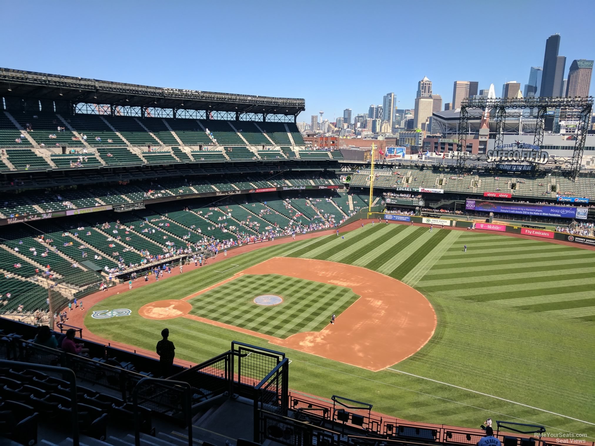 section 319, row 15 seat view  for baseball - t-mobile park