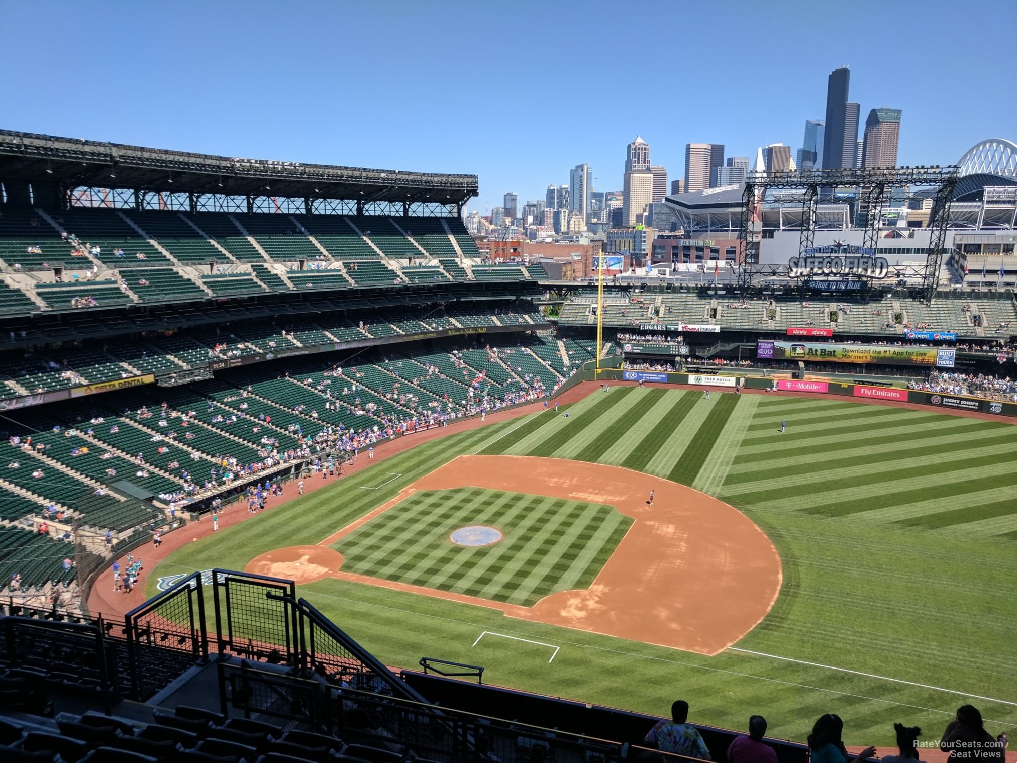 section 320, row 15 seat view  for baseball - t-mobile park