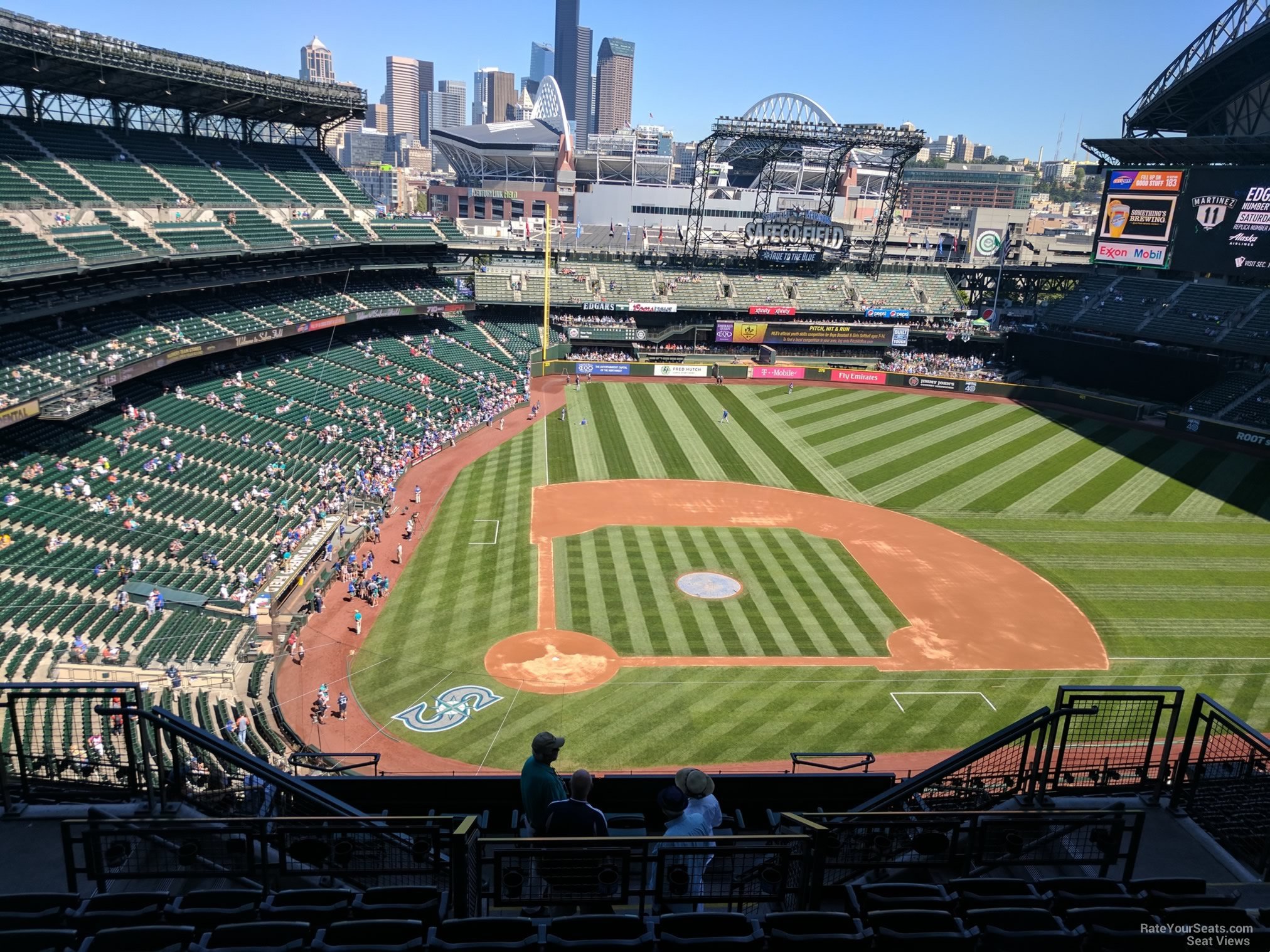 section 326, row 15 seat view  for baseball - t-mobile park