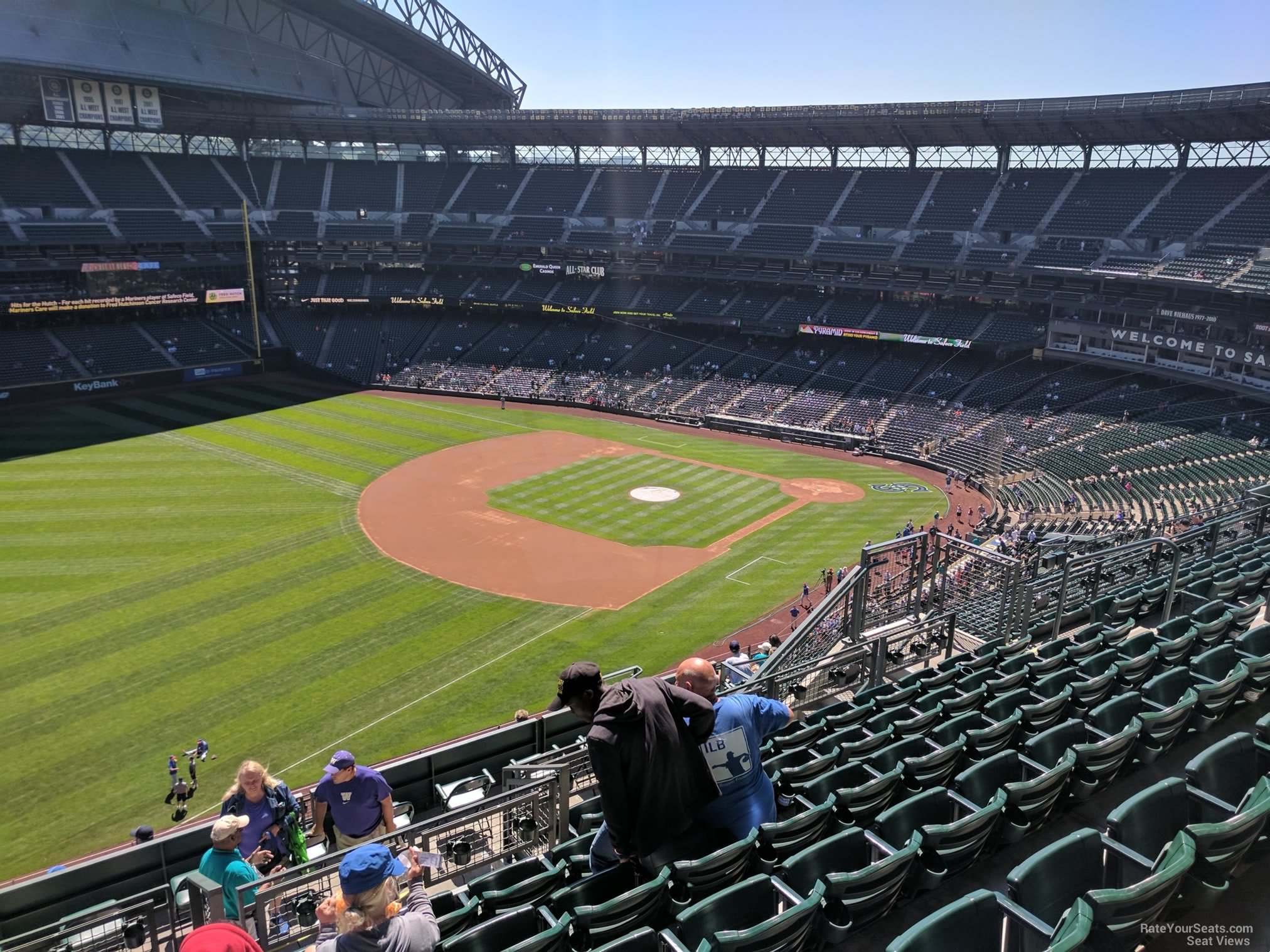 section 345, row 15 seat view  for baseball - t-mobile park