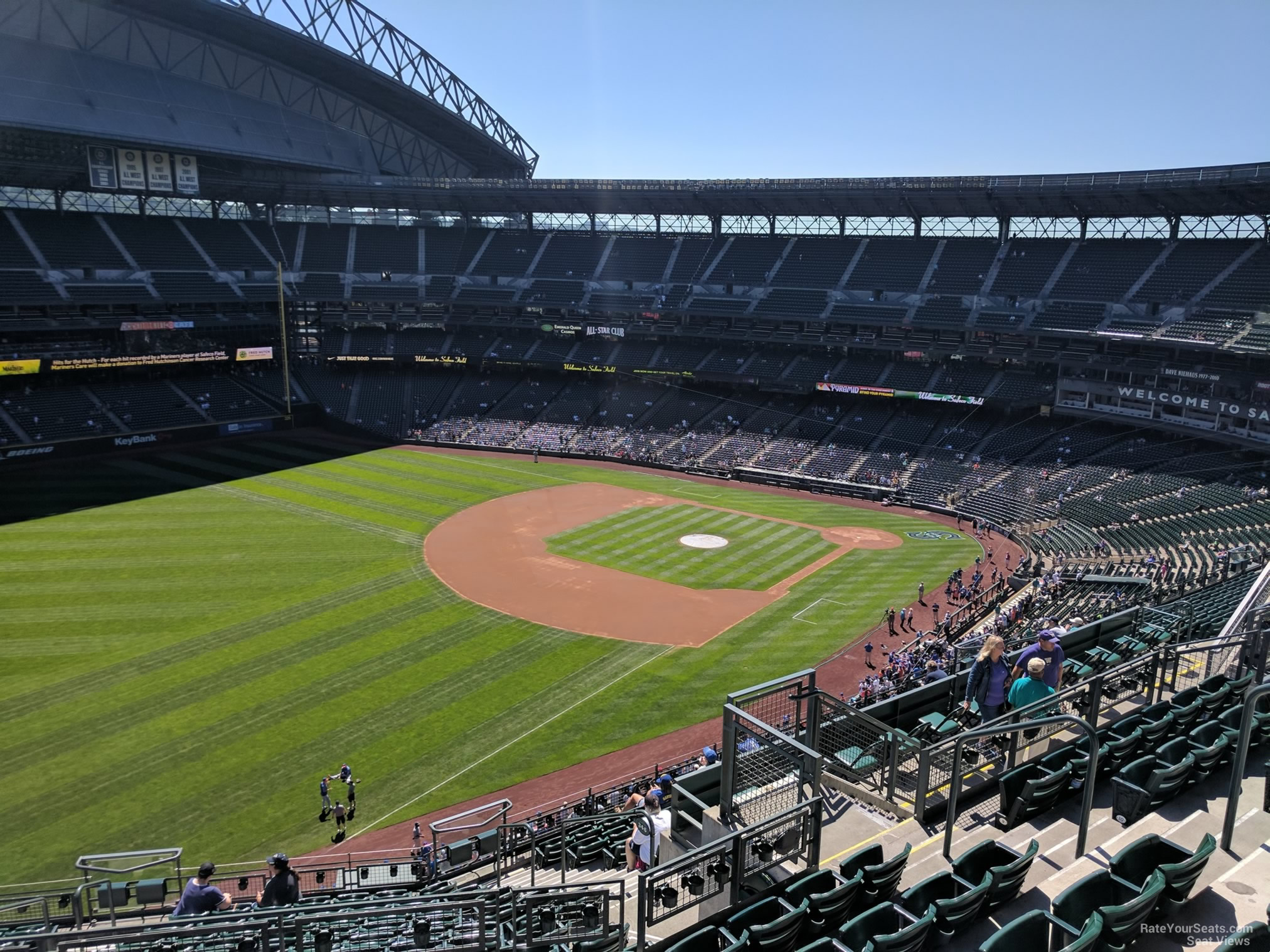 section 346, row 15 seat view  for baseball - t-mobile park