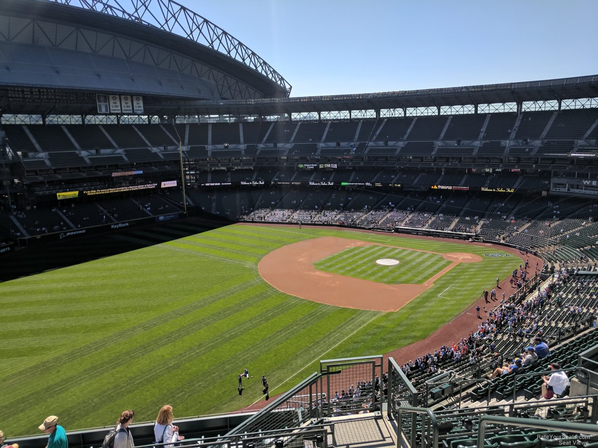 section 347, row 15 seat view  for baseball - t-mobile park