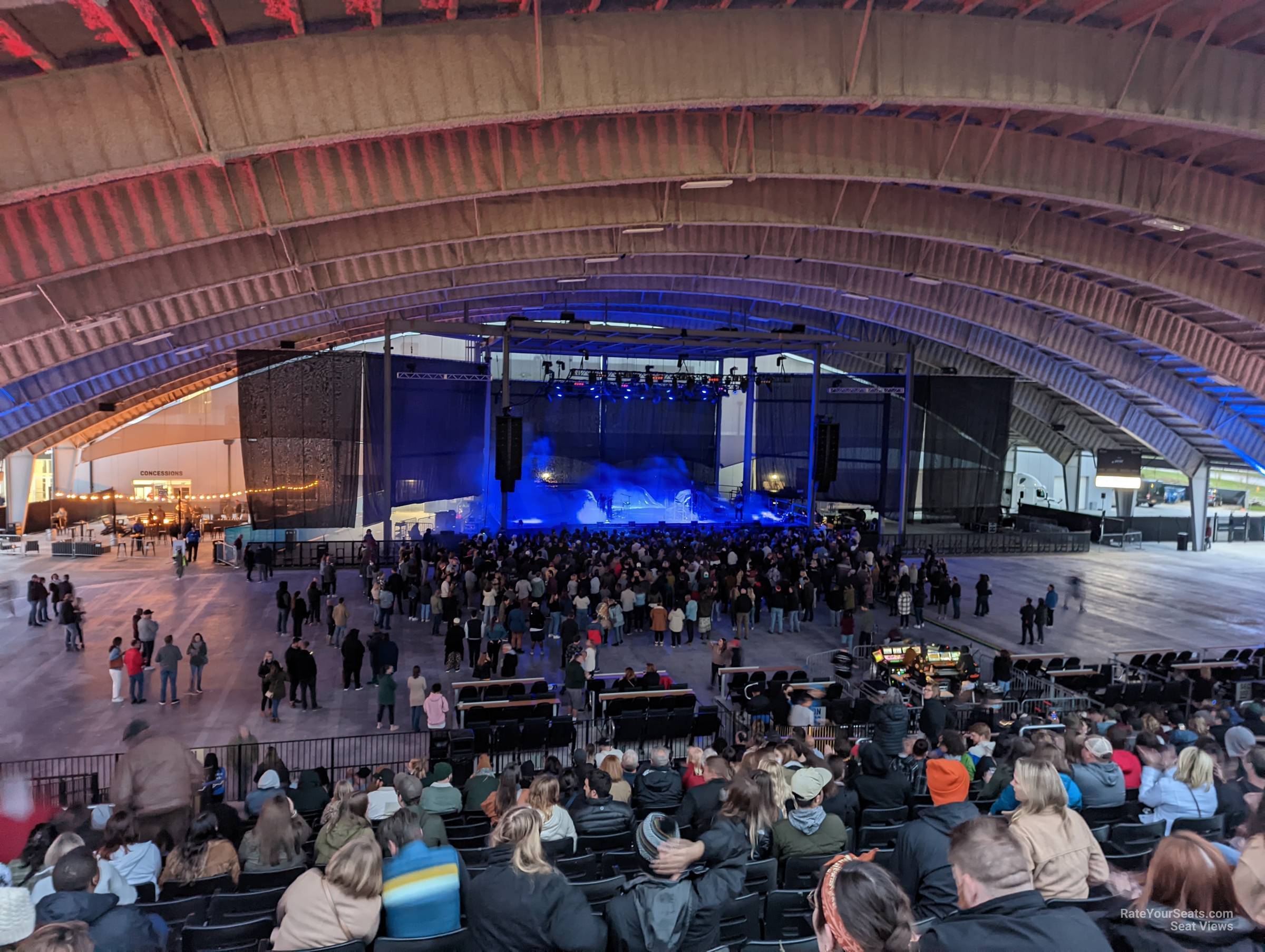 section 104, row 22 seat view  - saint louis music park