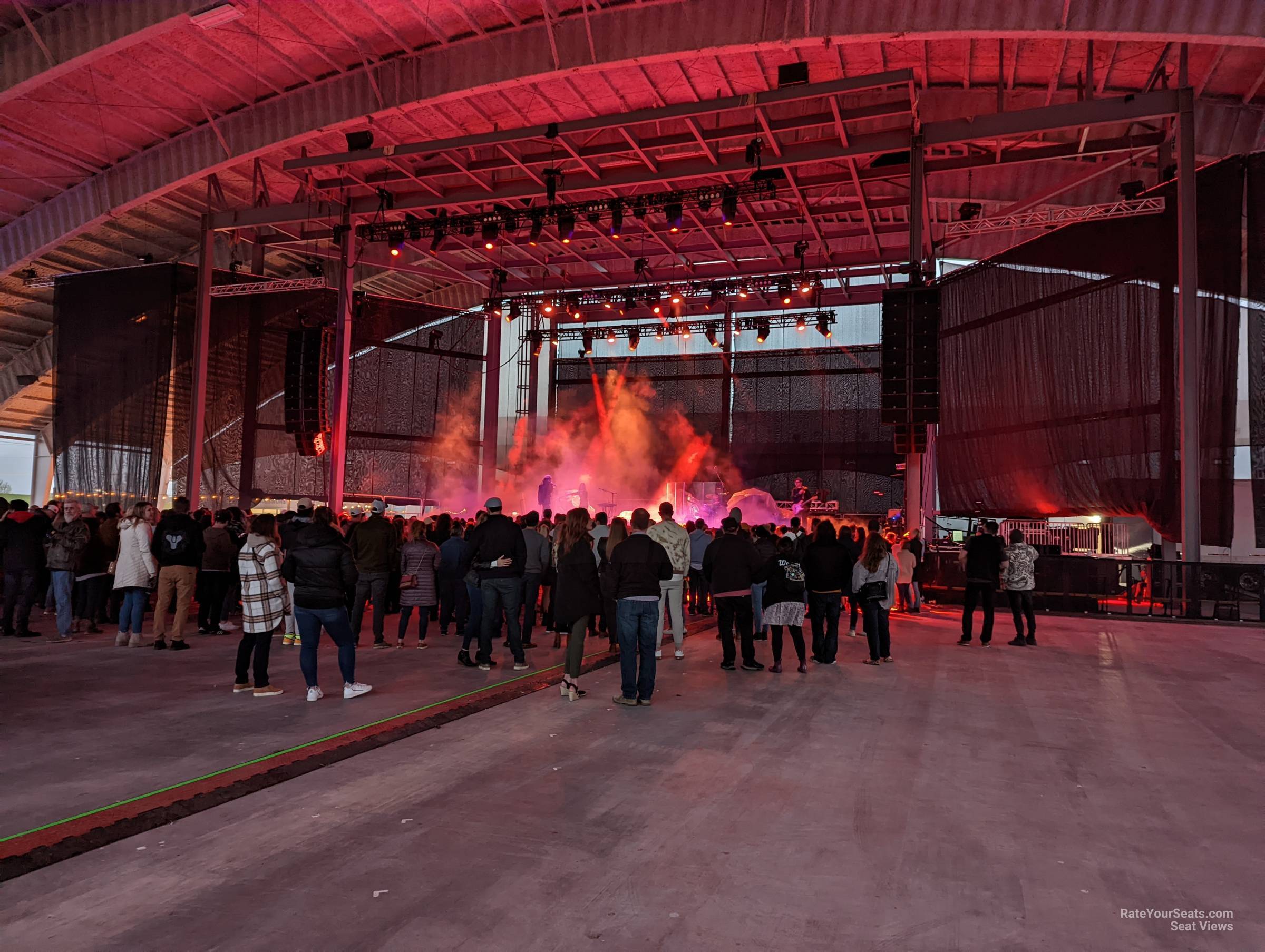 vip box seats, row box seat view  - saint louis music park