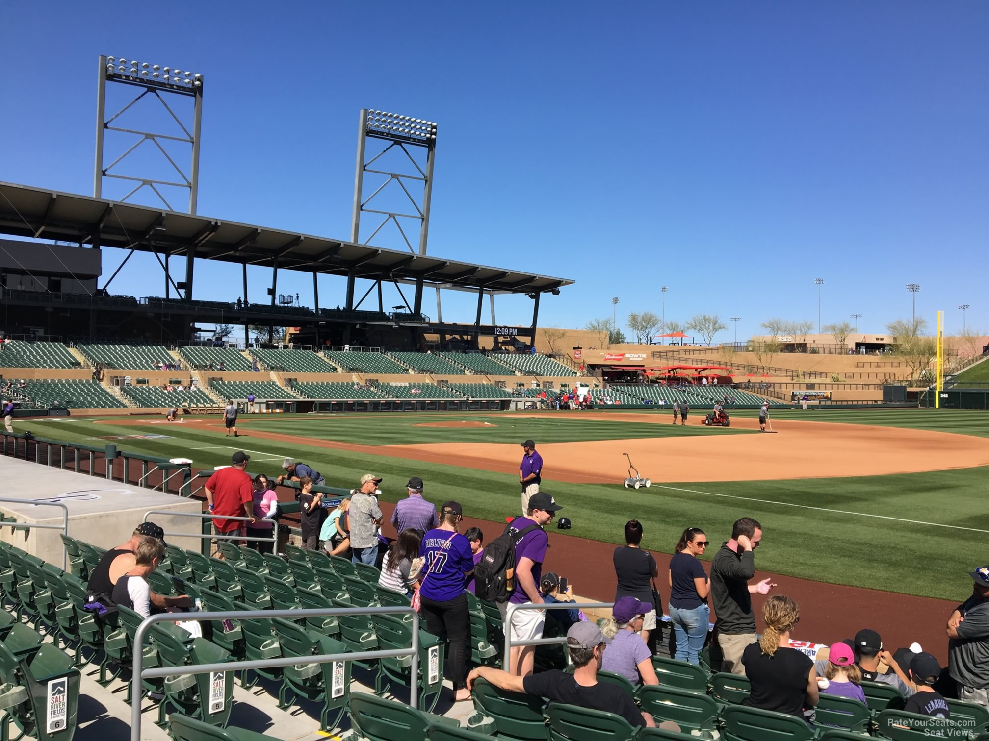 section 103, row 10 seat view  - salt river field at talking stick
