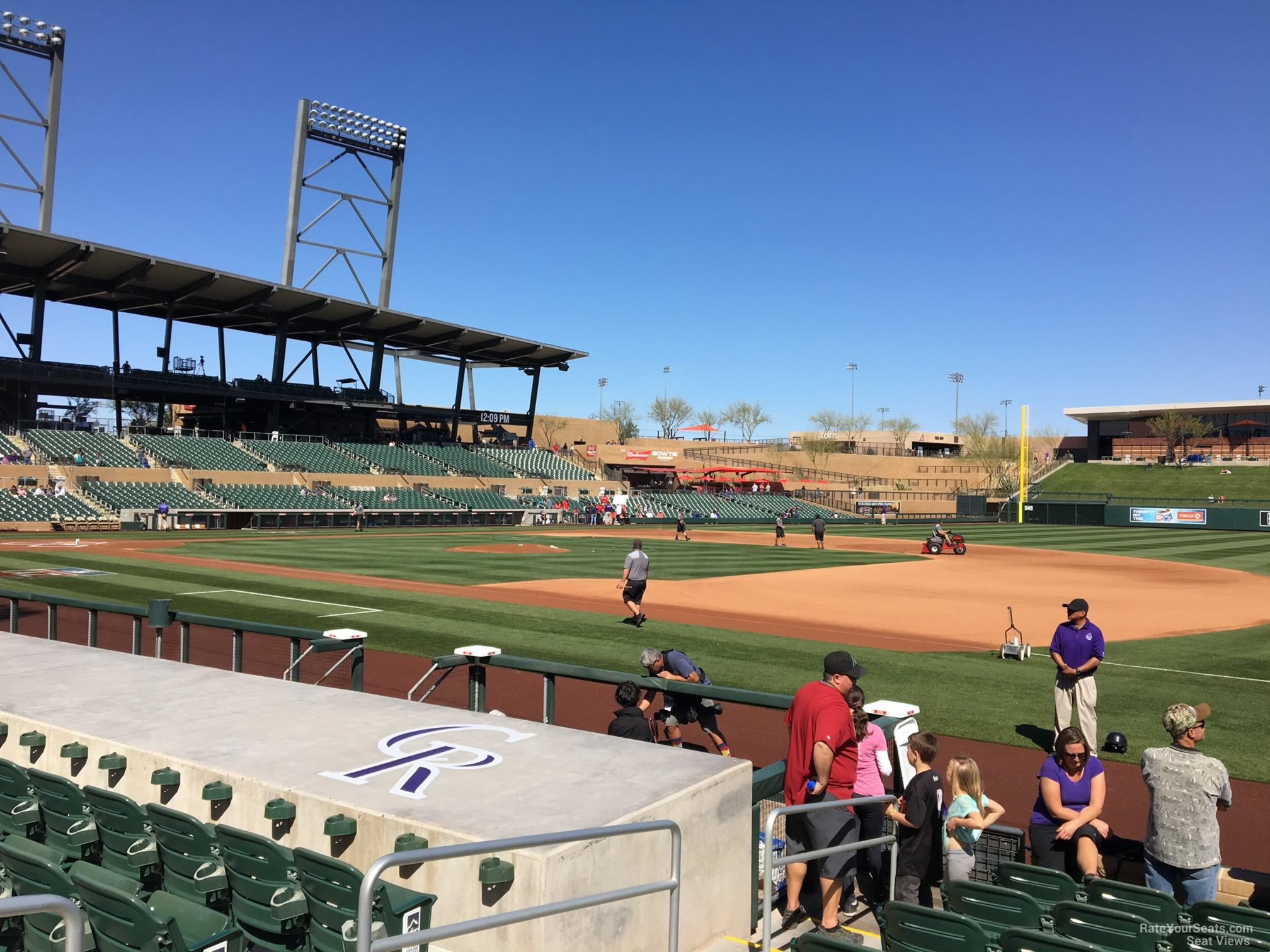 section 104, row 10 seat view  - salt river field at talking stick