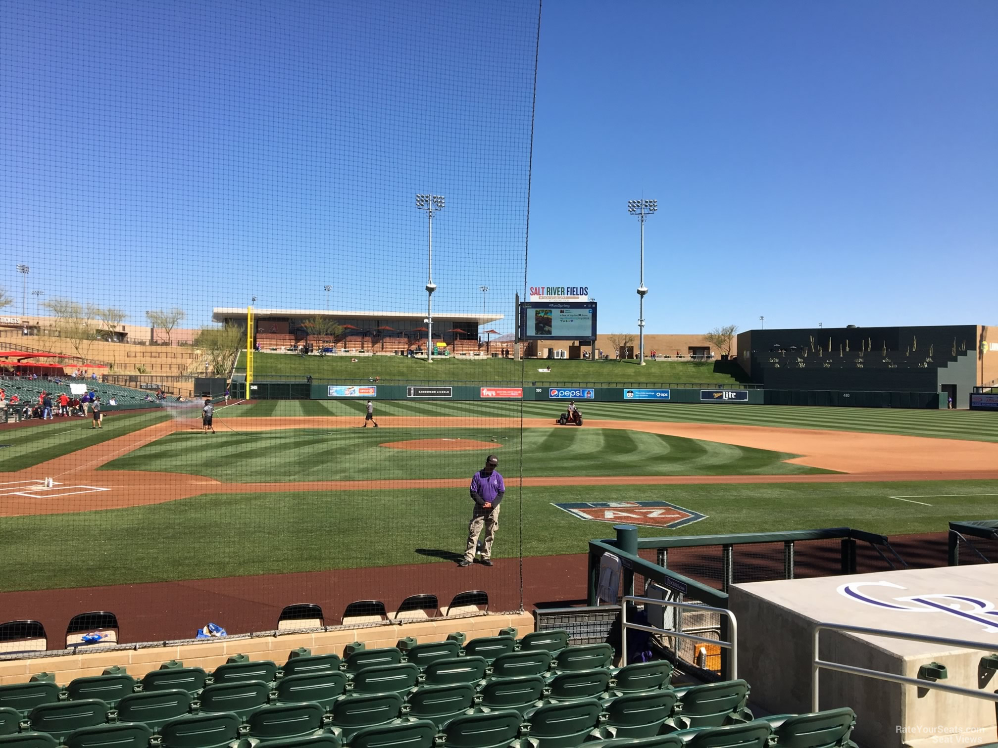 section 109, row 10 seat view  - salt river field at talking stick