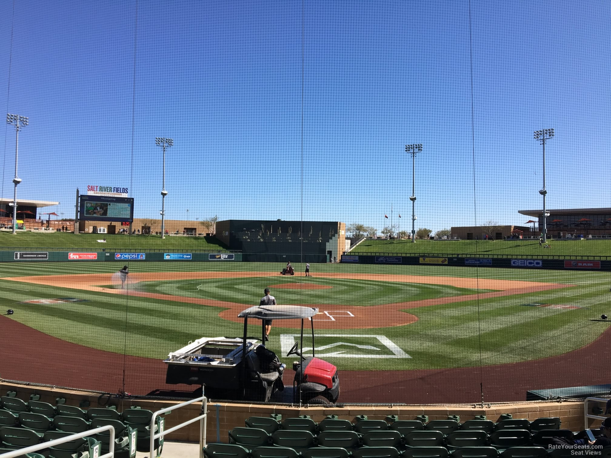 section 112, row 10 seat view  - salt river field at talking stick
