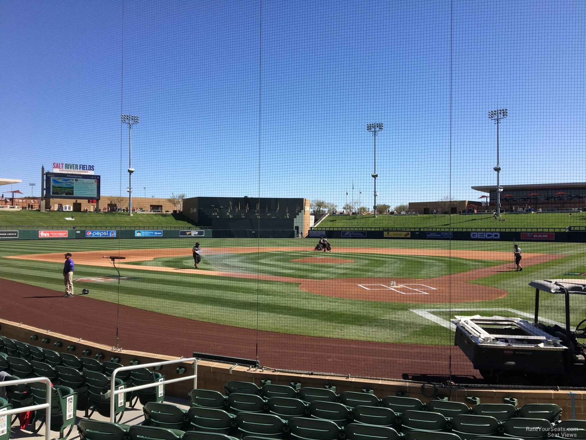 section 113, row 10 seat view  - salt river field at talking stick
